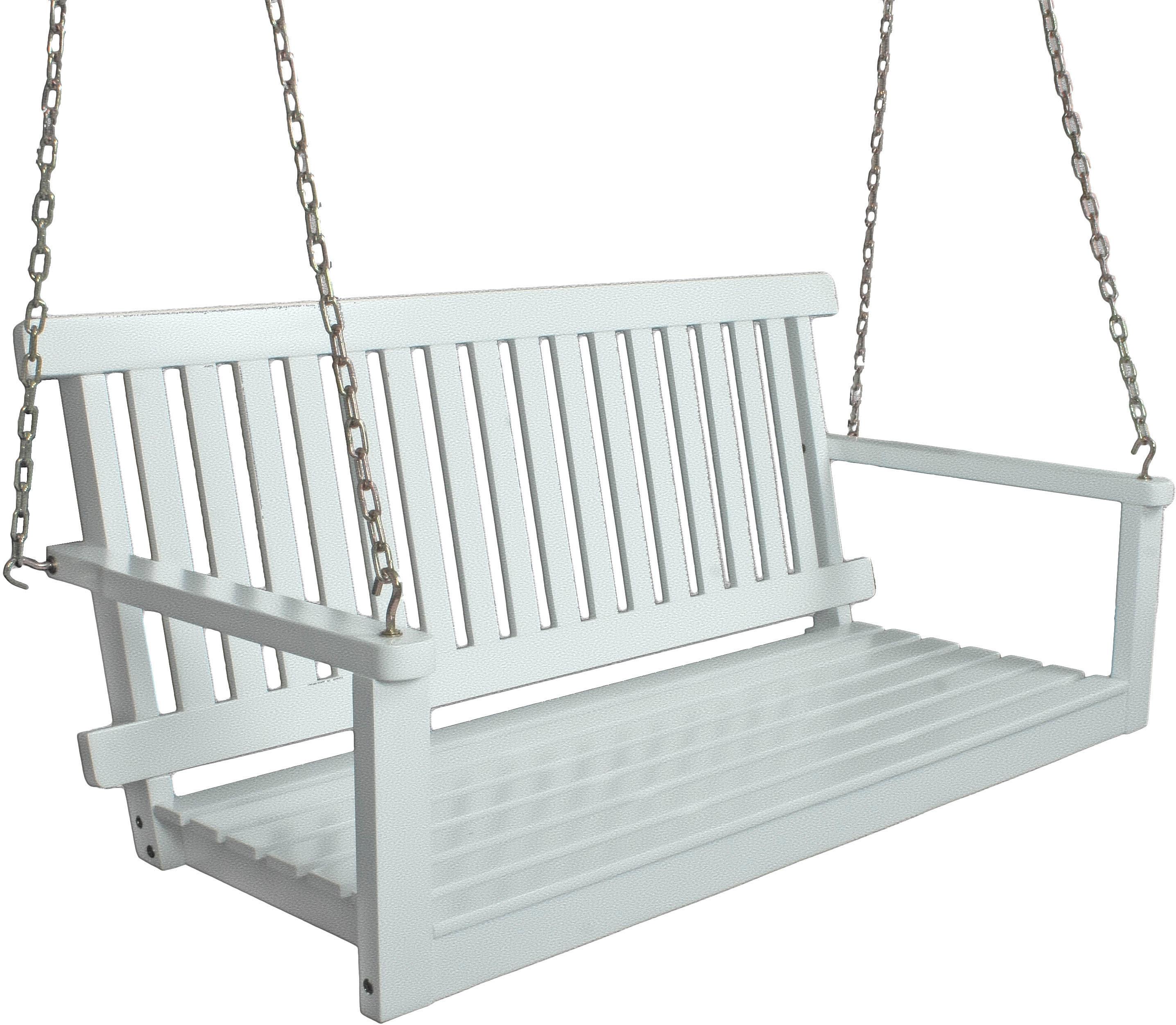 Gartenbank GARDEN PLEASURE "AUGUSTA", weiß, B:130cm H:57cm T:63cm, Holz, Sitzbänke, Gartenbank