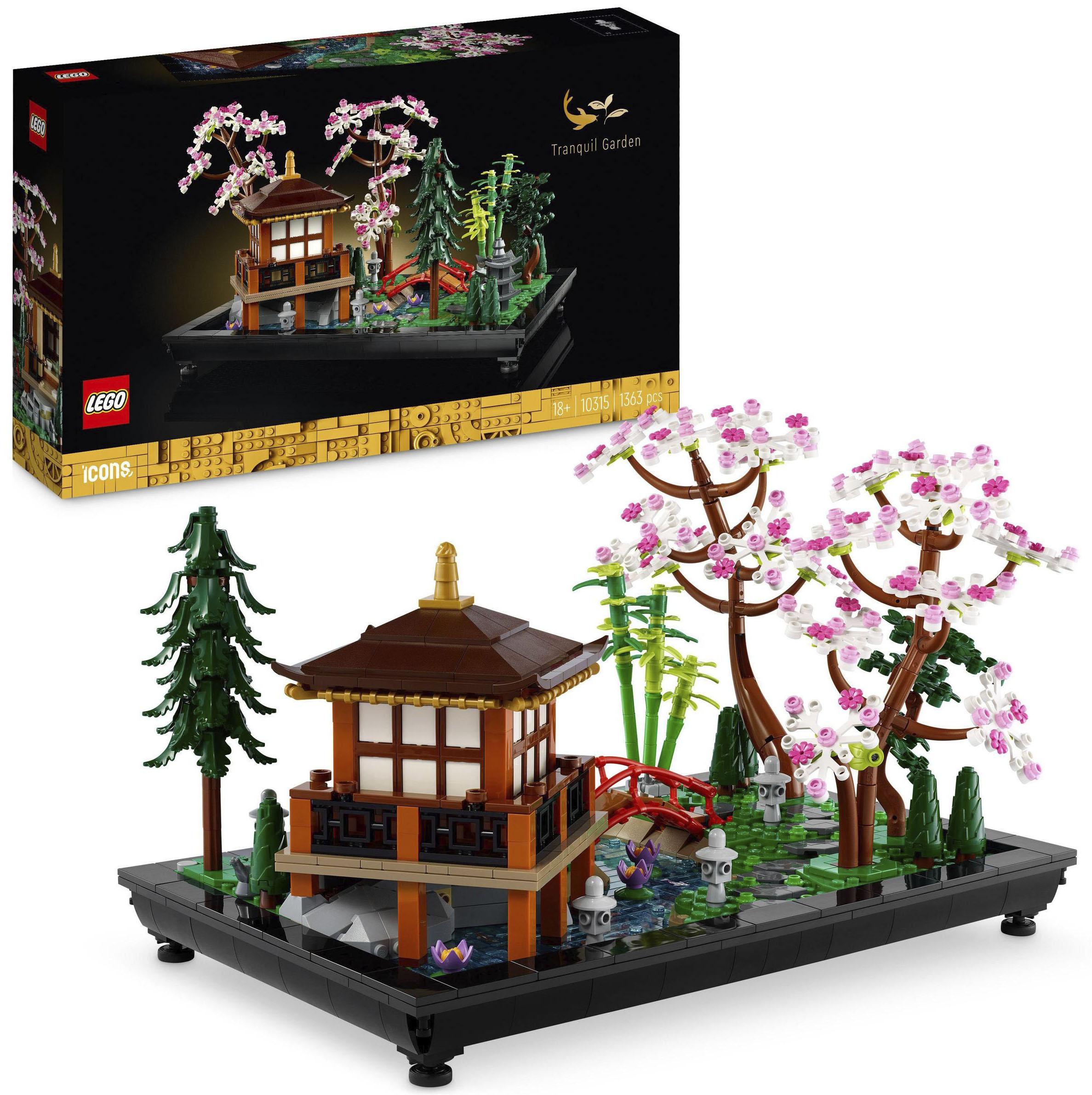 Konstruktionsspielsteine LEGO "Garten der Stille (10315), LEGO Icons", bunt, Spielbausteine, Kinder, Kunststoff, Konstruktionsspielsteine, Made in Europe, Topseller
