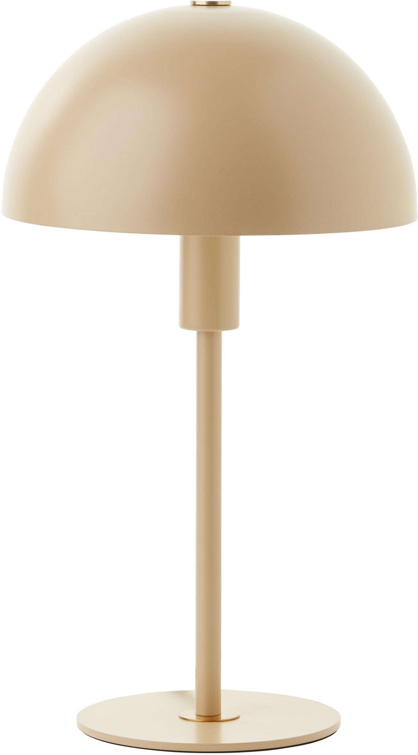Tischleuchte "Linnea Pilz Lampe", braun (caramel matt), 1, Ø 20,5cm H: 35,5cm, 1 Stk., LEGER HOME BY LENA GERCKE, Leuchten, Pilzleuchte, Tischlampe, Metallsockel, Höhe 35,5 cm, Tischleuchte