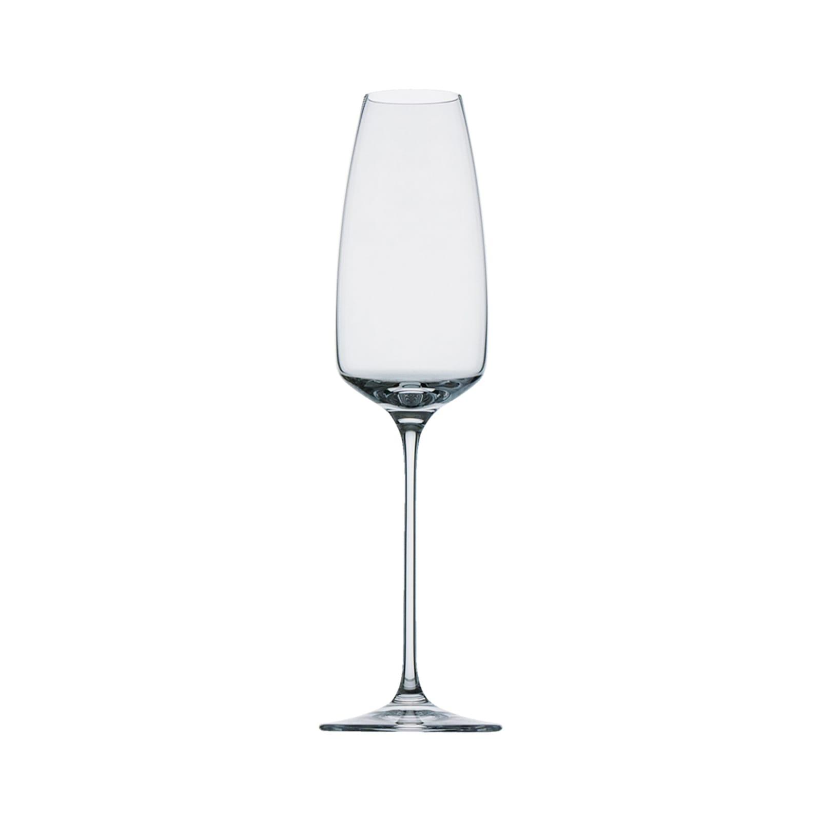 Champagnerglas ROSENTHAL "Champagnerglas TAC o2 300 ml transparent", bunt (transparent), 1 tlg., Glas, Trinkgefäße, Champagnerglas