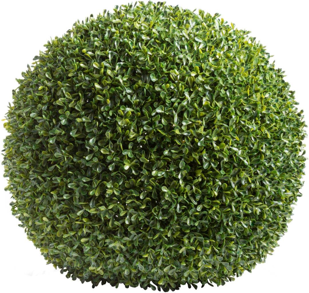 Kunstbaum BOTANIC-HAUS "Buchskugel", grün, B:45cm H:45cm T:45cm Ø:45cm, Kunststoff, Kunstpflanzen, Kunstbaum