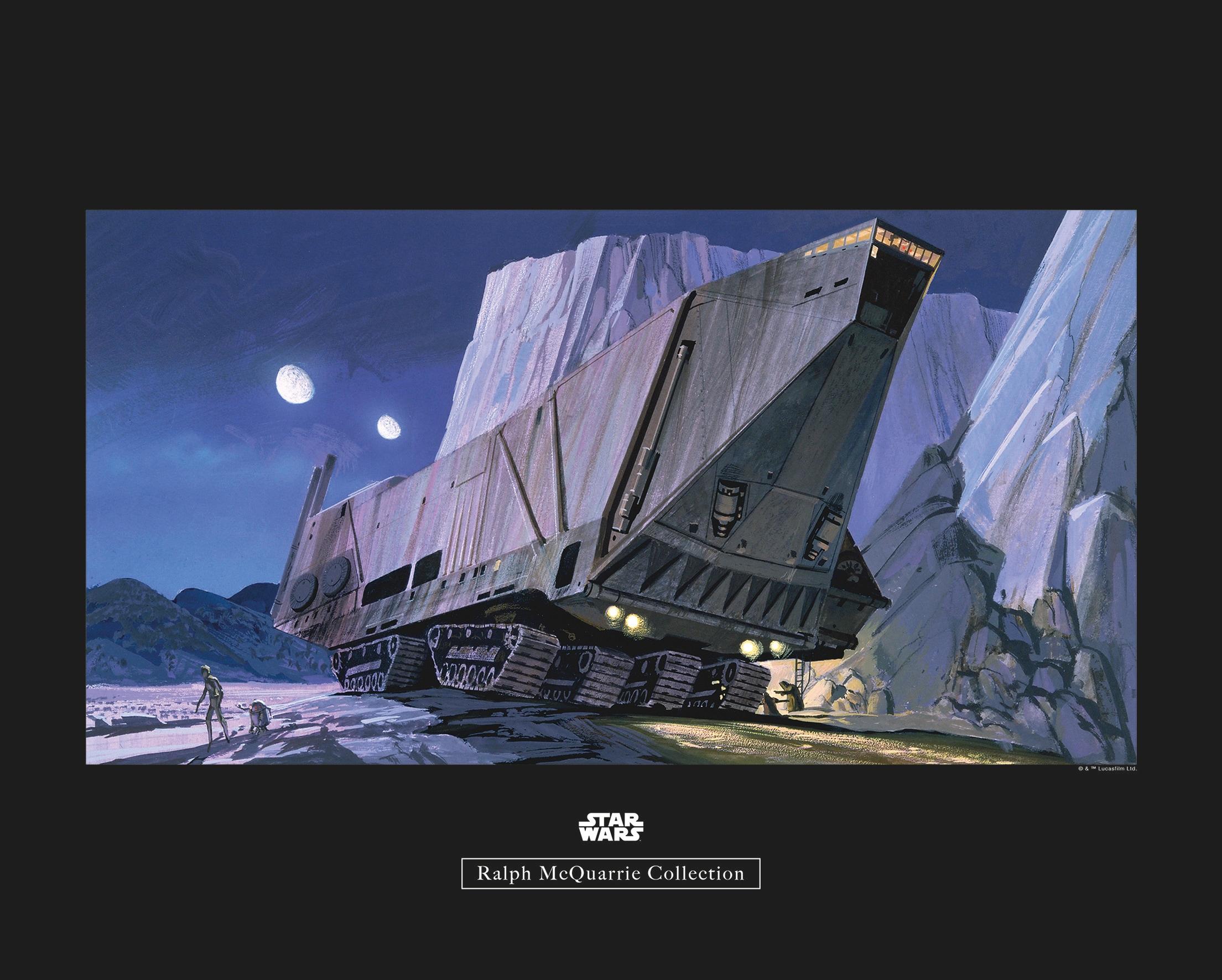 Bild KOMAR "Star Wars Classic RMQ Sandcrawler", bunt (farbe bild(er): bunt), B:50cm H:40cm, Holz, Papier, Bilder, Bild, Wandbild zur Dekoration im Kinderzimmer - ohne Rahmen