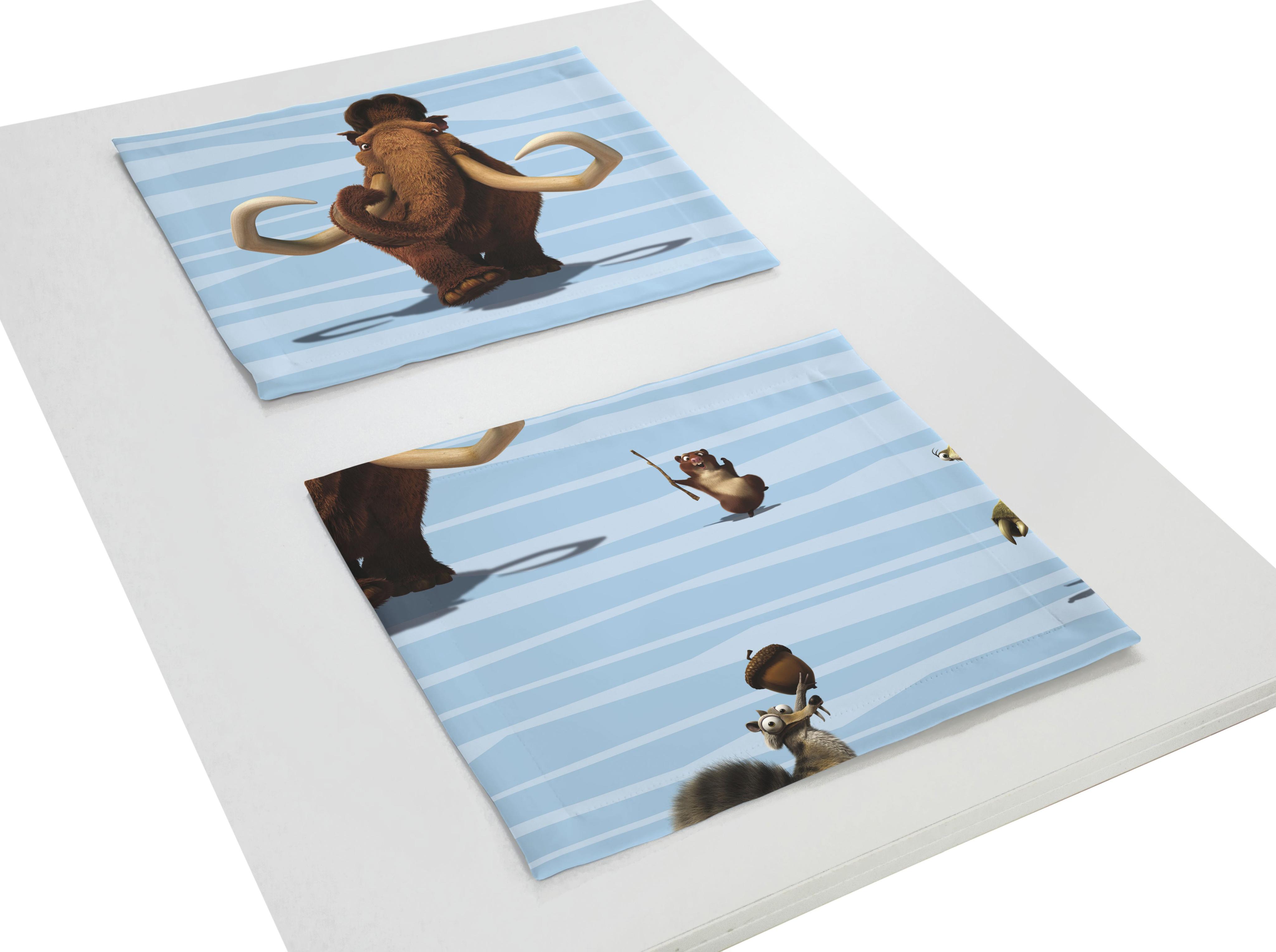 Platzset WIRTH "Disney" Gr. 2, blau, B:50cm L:40cm, Obermaterial: 100% Polyester, Platzsets, Platzset, Walt Disney