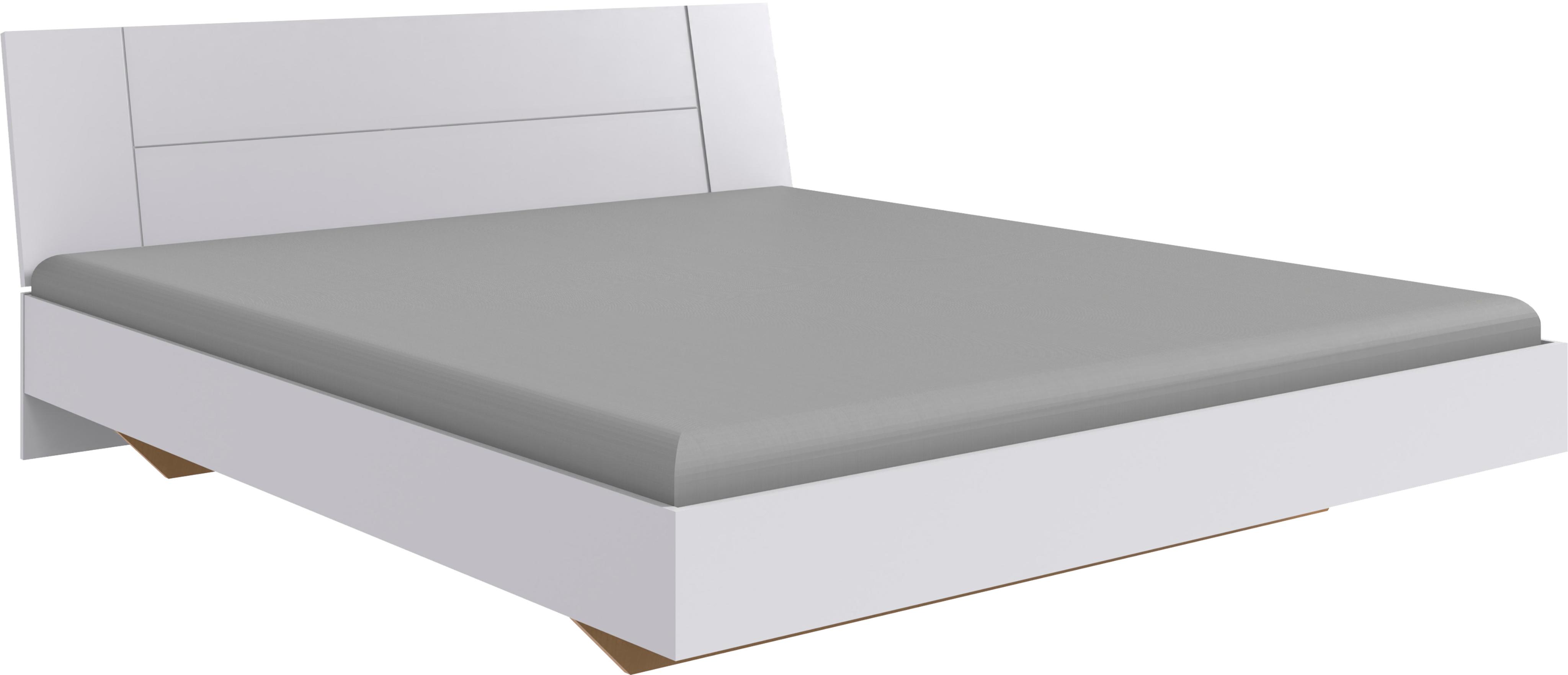 Futonbett WIMEX "Kreta", weiß (weiß, weiß, weiß), B:189cm H:81cm L:210cm, Betten, Futonbett, Liegefläche 180x200cm, modernes Kopfteil