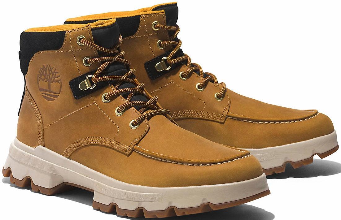 Schnürboots TIMBERLAND "TBL ORIG ULTR WP MID", Herren, Gr. 40, gelb (wheat), Leder, Schuhe Schnürboots, Winterstiefel, Schnürstiefel, Winterschuhe, wasserdicht