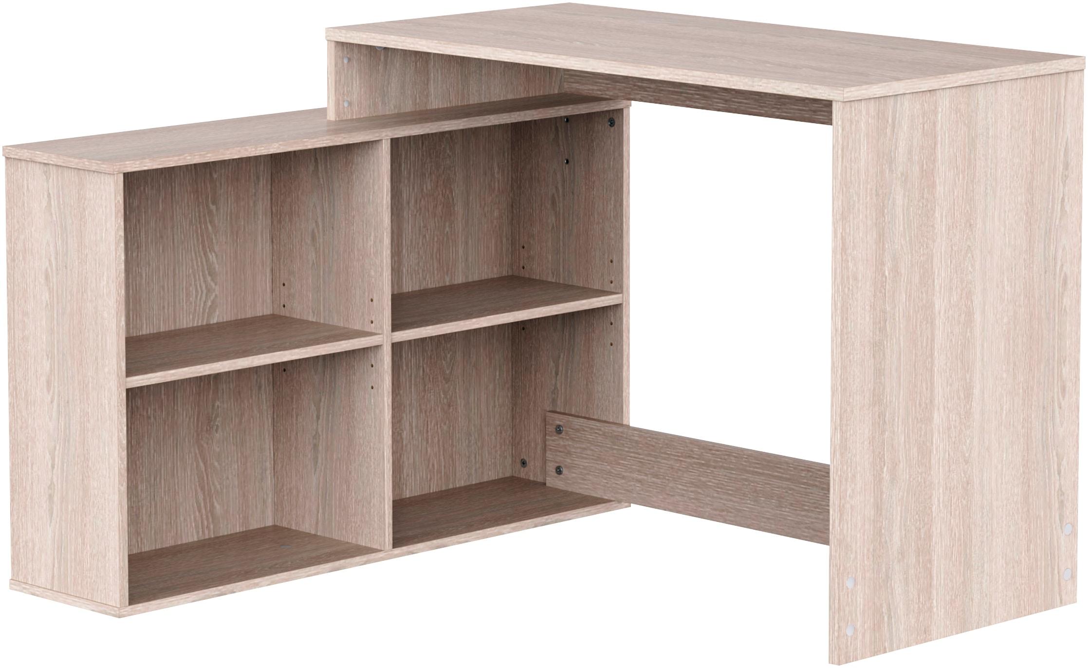 Schreibtisch DEMEYERE GROUP "CORNER Eckschreibtisch", shannon eich, shannon eich, shannon eich, B:111,9cm H:76,7cm T:100,7cm, Tische, Schreibtisch, Funtionales Design