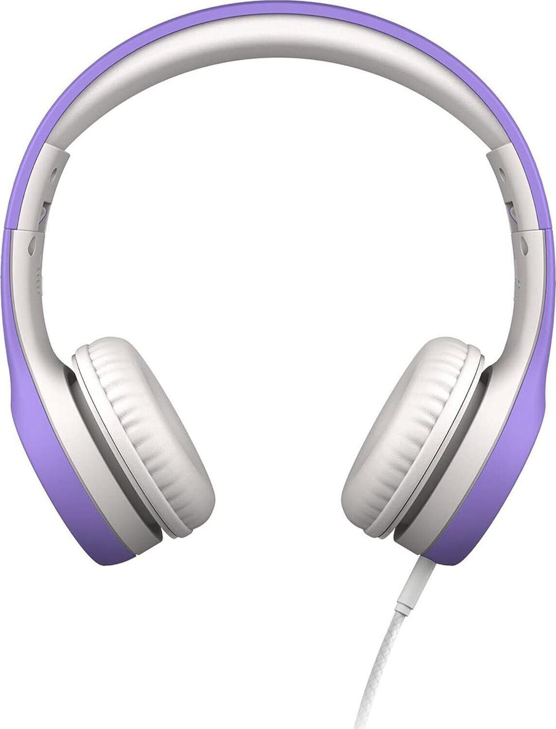 Cuffie Per Bambini Con Cavo, Con Microfono, Limitatore Di Volume Per Un Ascolto Sicuro, Archetto Regolabile, Cuscinetti Imbottiti Per Il Massimo Comfort