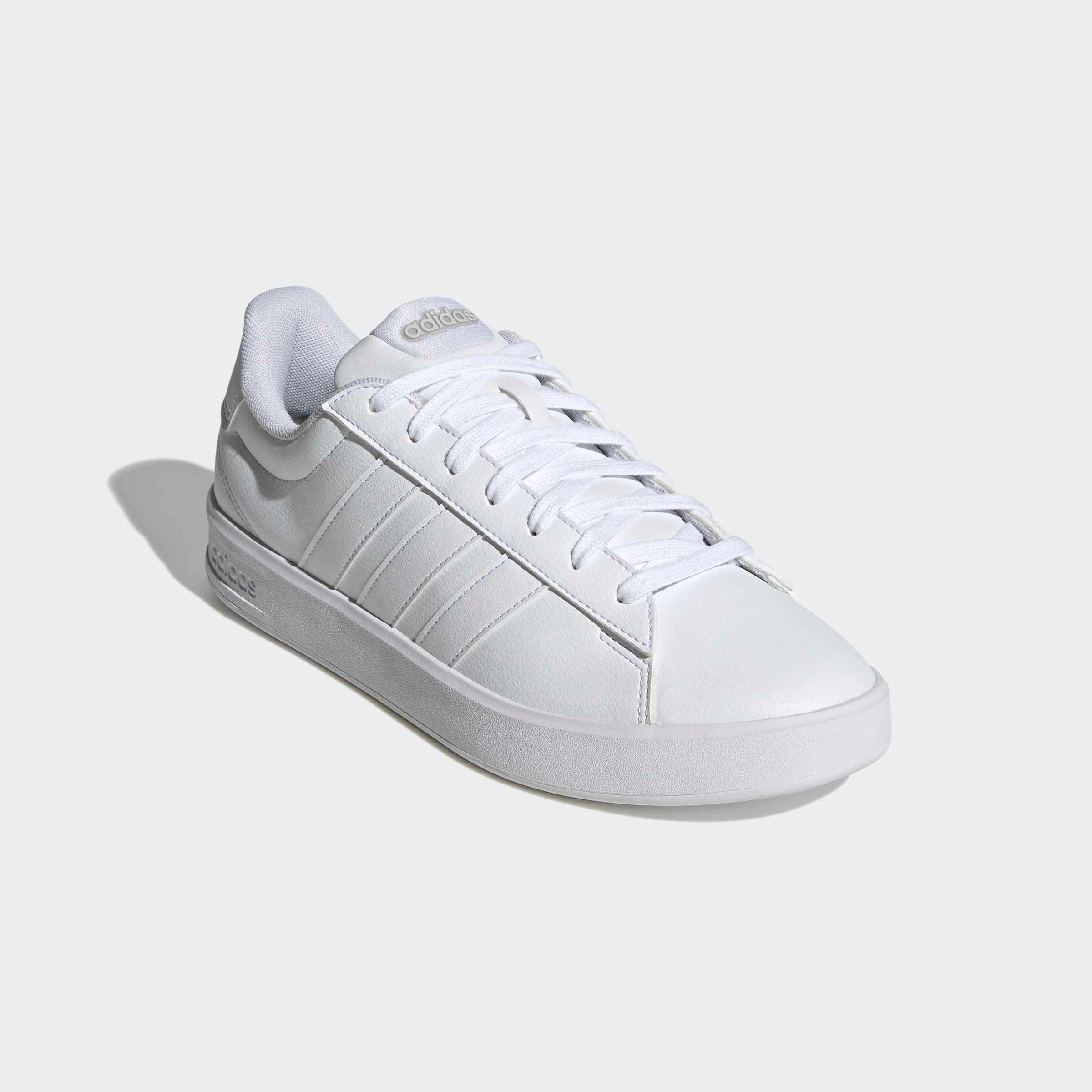 Sneaker adidas Sportswear "Grand Court 3.0", Herren, Gr. 47, Weiß (Cloud Weiß, Ftwr Weiß, Grau Two), Synthetik, Textil, Schuhe Sneaker