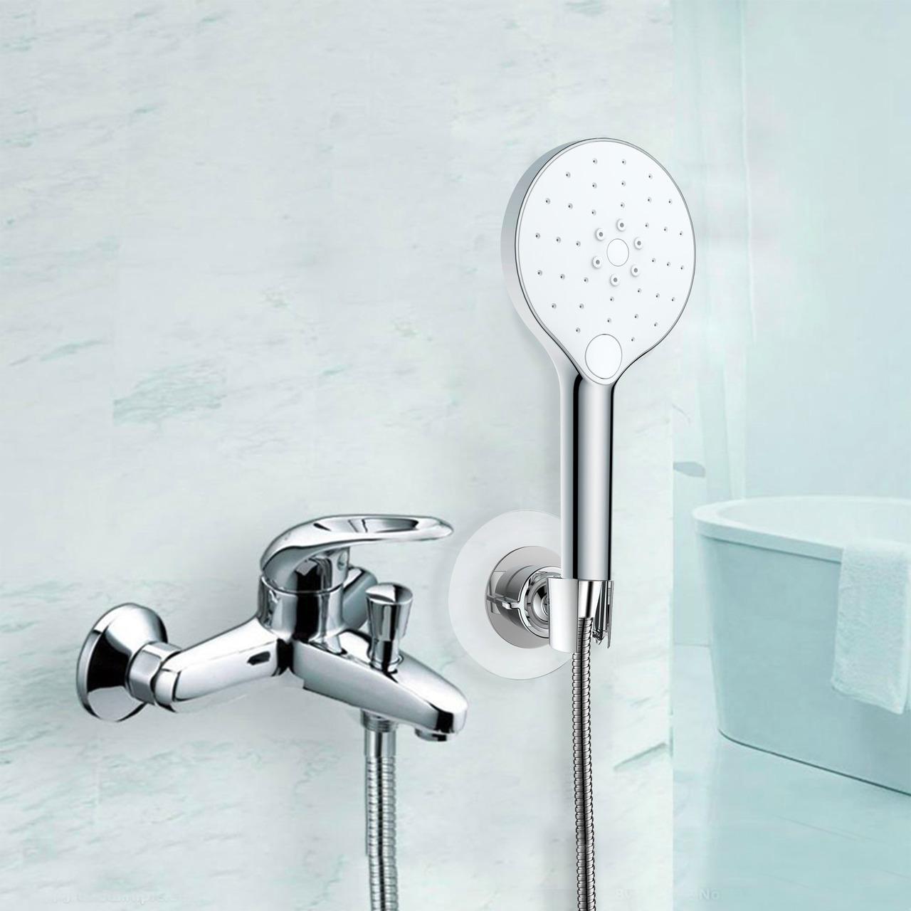 Soffione Doccia Wenko Supporto Per Soffione Doccia Osimo Soffioni Doccia Vasca Da Bagno Senza Forare Bagno