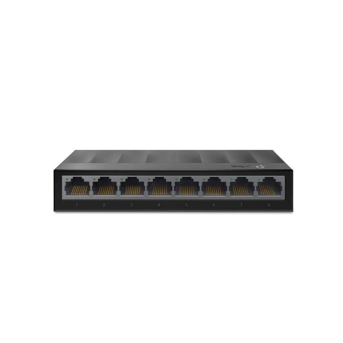 TP-LINK LS1008G Netzwerk-Switch Unmanaged Gigabit Ethernet (10/100/1000) Schwarz (LS1008G)