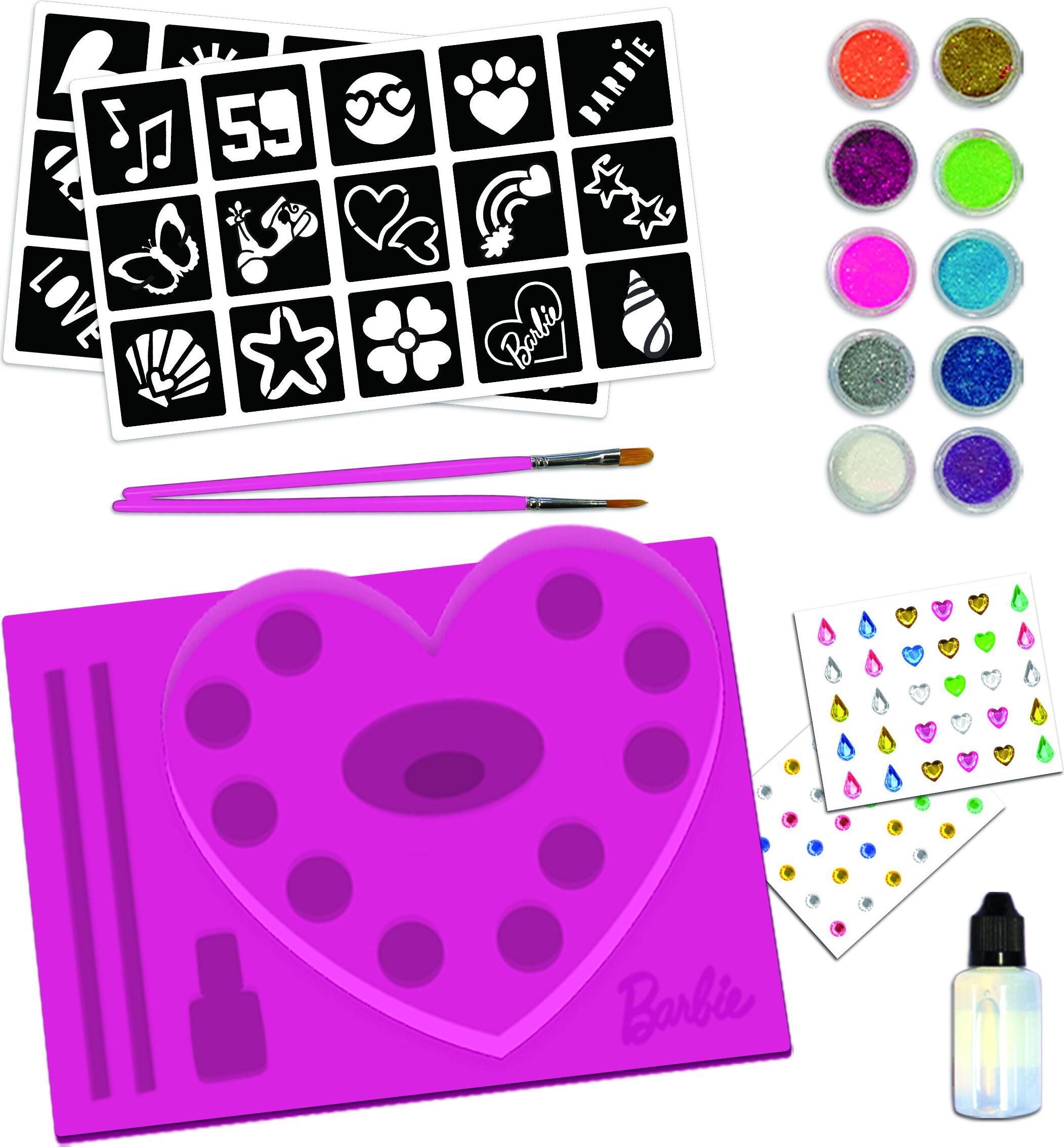Lisciani 100958 - Barbie Glitter Tattoos My Glitter Tattoo Ragazze Regalo Per Bambini Creativo