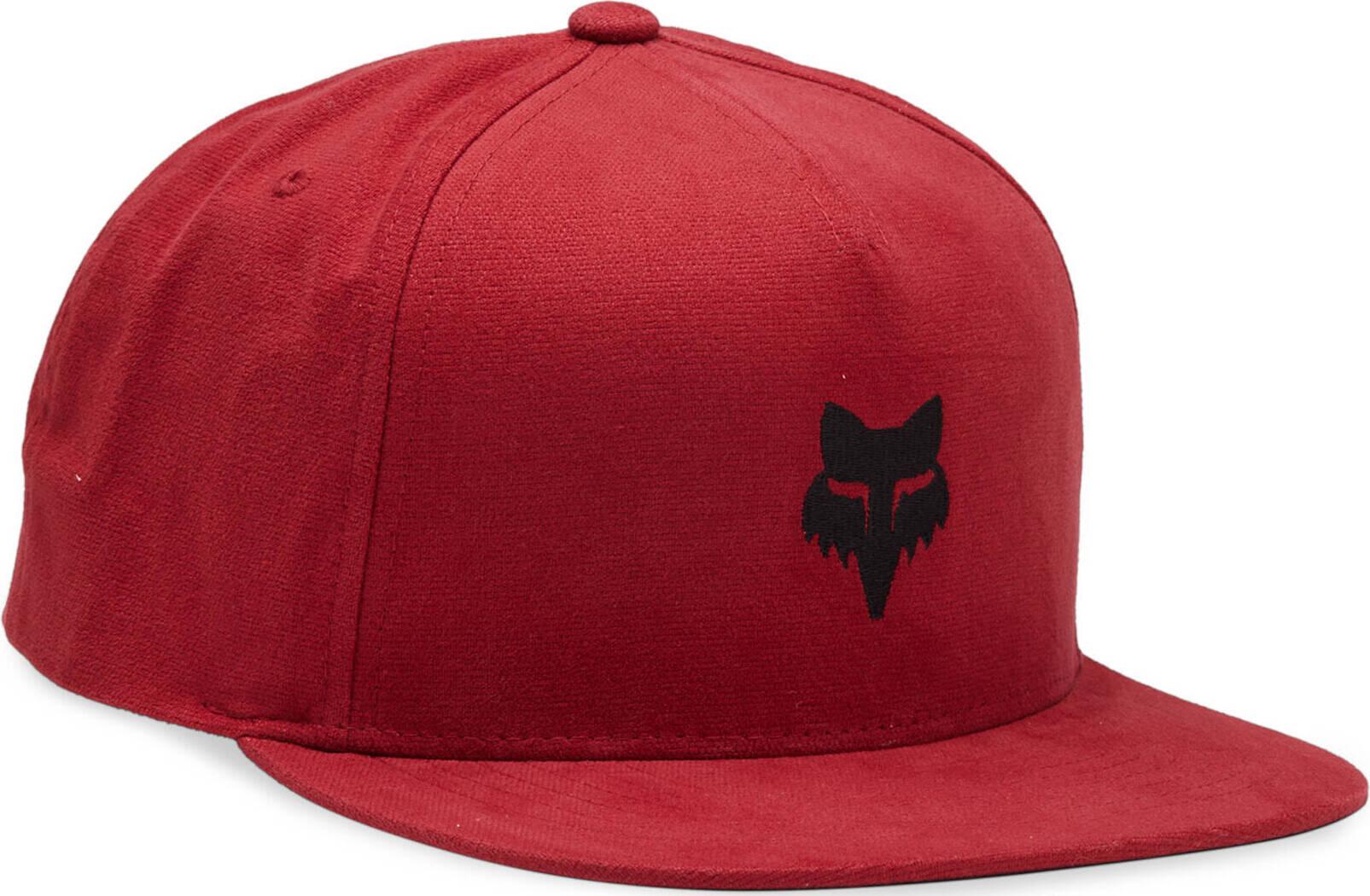 Cappello Snapback Fox Head, Rosso, Taglia Unica