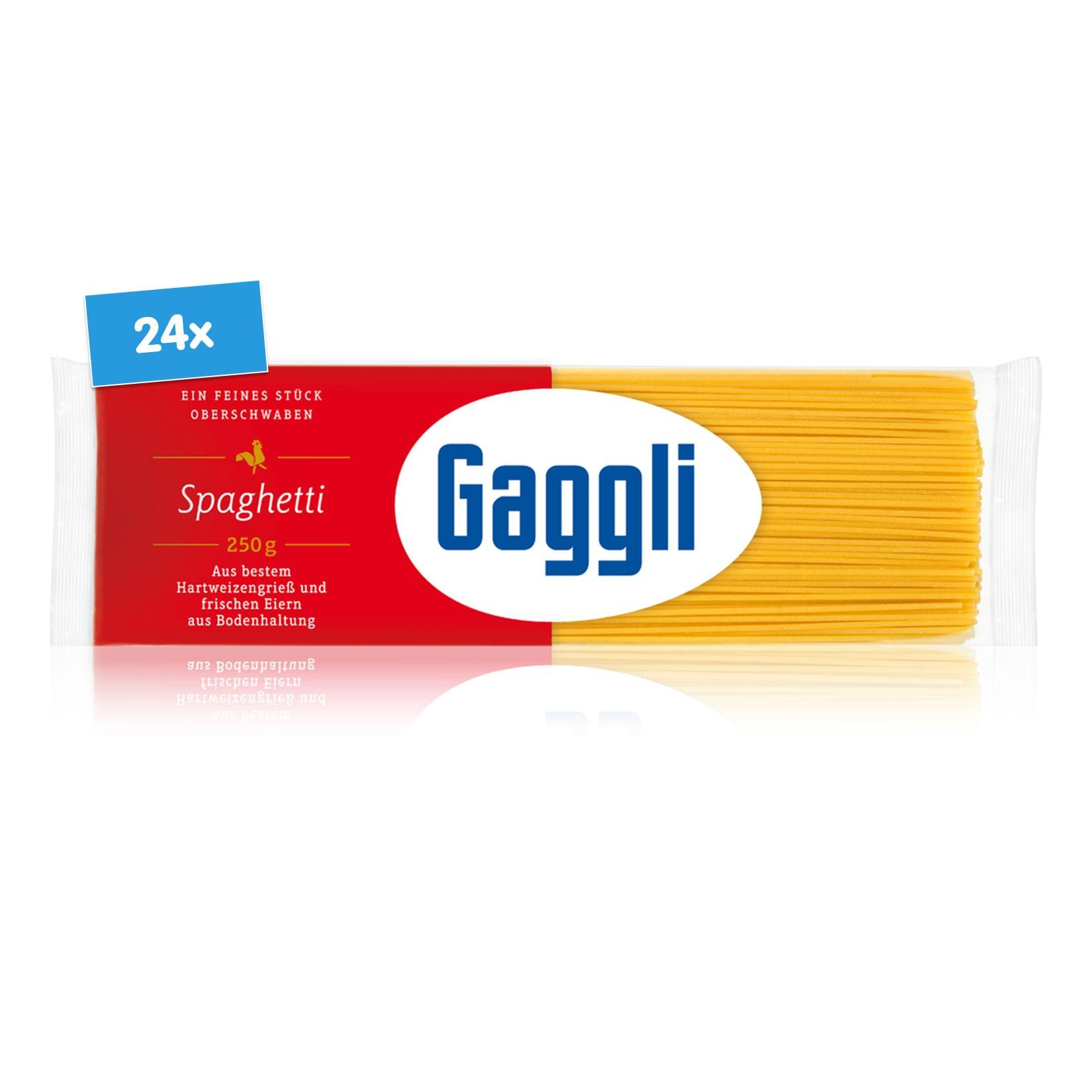 Gaggli Spaghetti 250 g, 24er Pack