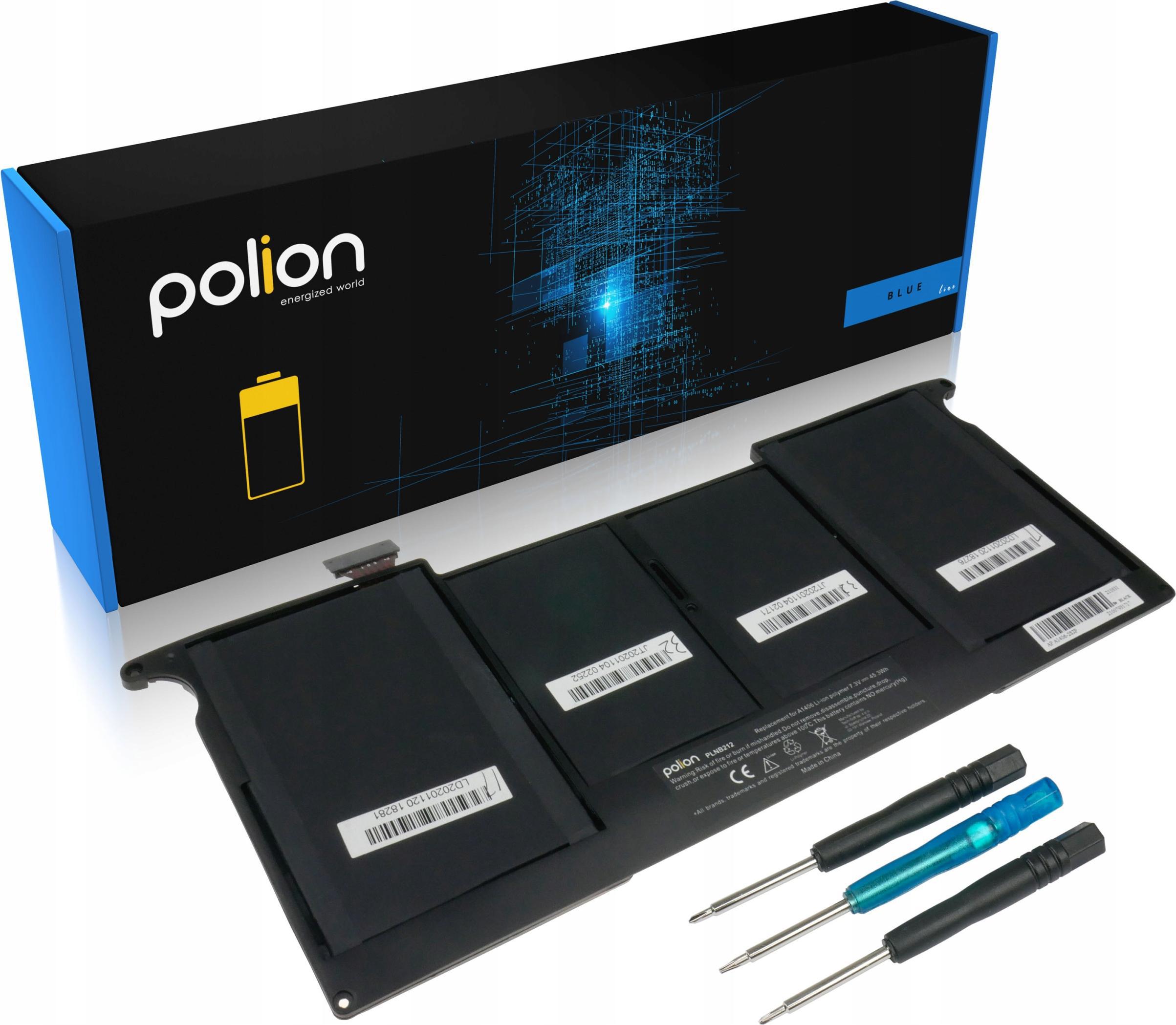 Batteria Polion Per Macbook Air A1406 4900Mah