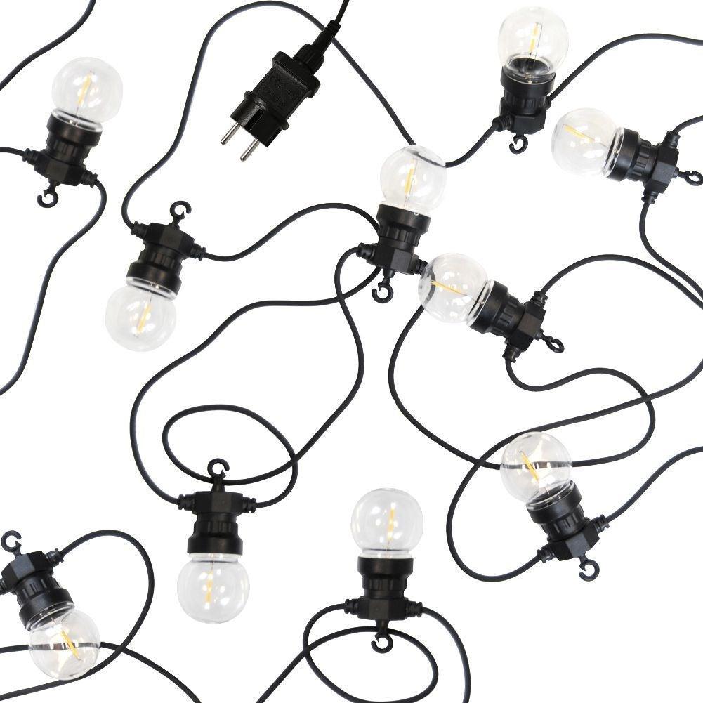 Ghirlanda Per Interni/Esterni Con Calde Lampadine Dai Colori Retrò