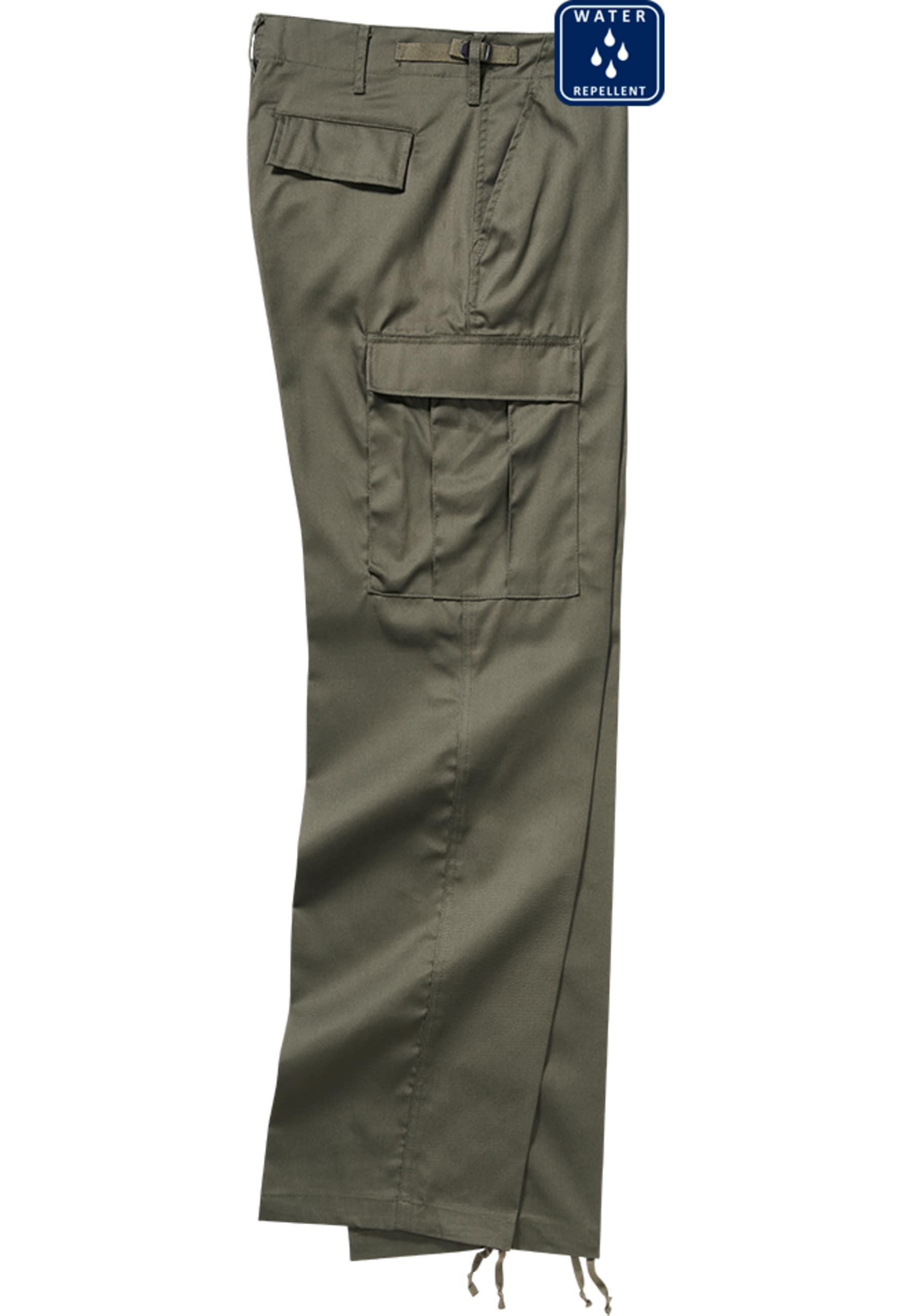 Cargohose Brandit "Brandit Herren US Ranger Cargo Pants", Herren, Gr. 7XL, Us-GrößEn, GrüN (Olive), 65% Polyester, 35% Baumwolle, Loose Fit, Hosen Cargohose