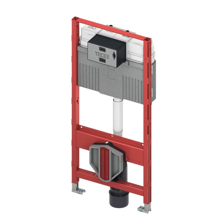 TECE TECEprofil WC-Modul 9300102 1120 mm, mit Uni Spülkasten, Betätigung vorne, integrierte Hygienespülfunktion