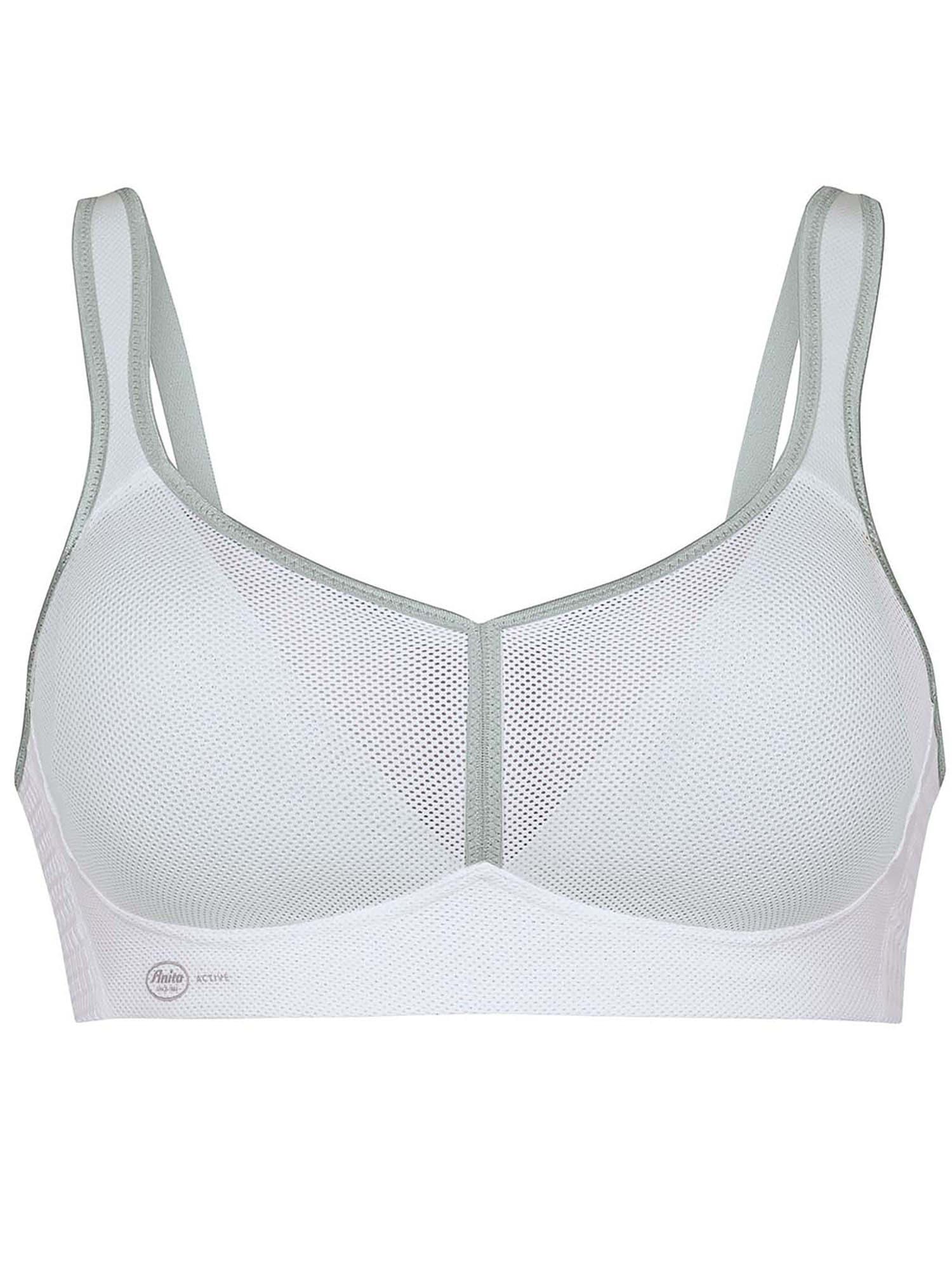 Sport-Bh Anita "Sport Bh Air Control Deltapad", Damen, Gr. 80, Cup D, Weiß, Stoff, Obermaterial: 49% Polyamid Pa. 39% Polyester Pes. 12% Elasthan El., Bhs Sport-Bh