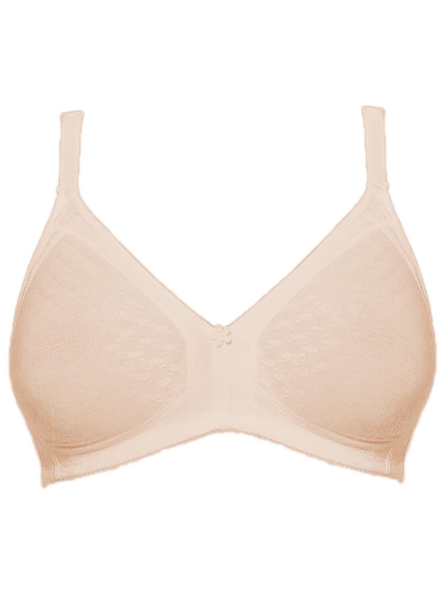 BüGelloser Bh Susa "Bh Ohne BüGel Topsy", Damen, Gr. 85, Cup C, Beige (Shell), Stoff, Obermaterial: 40% Baumwolle Co. 30% Polyamid Pa. 30% Elasthan El., Bhs