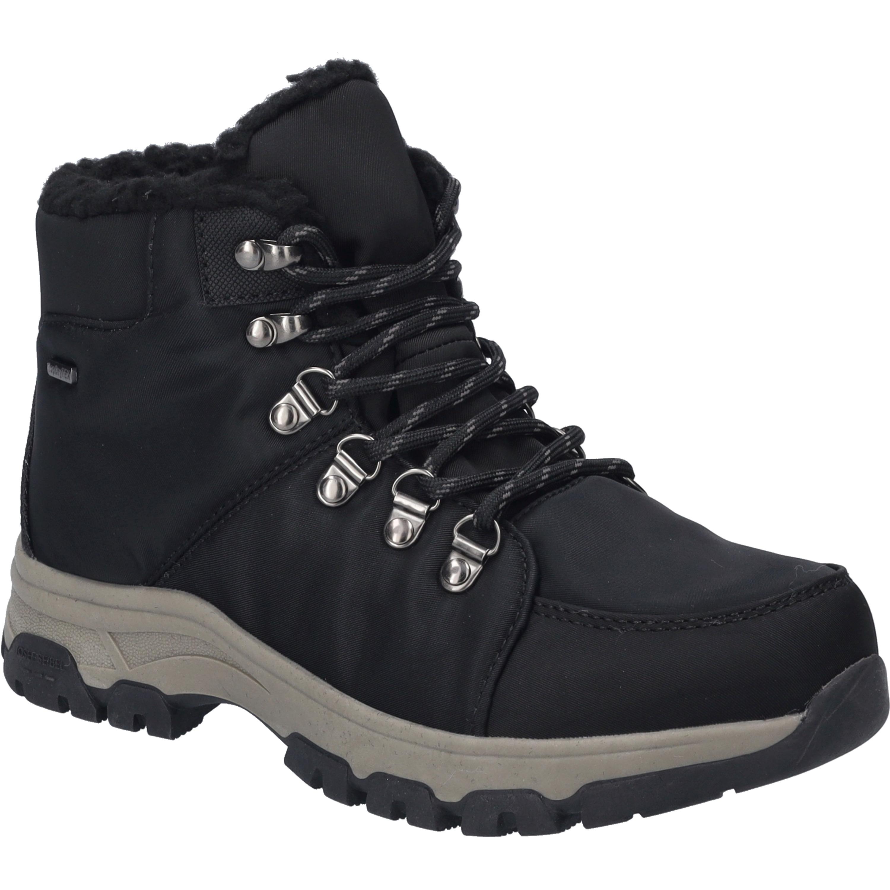 Stiefelette Josef Seibel "Davos 50, Schwarz", Damen, Gr. 38, Schwarz, Obermaterial: 100% Synthetik Synthetic., Schuhe Stiefelette