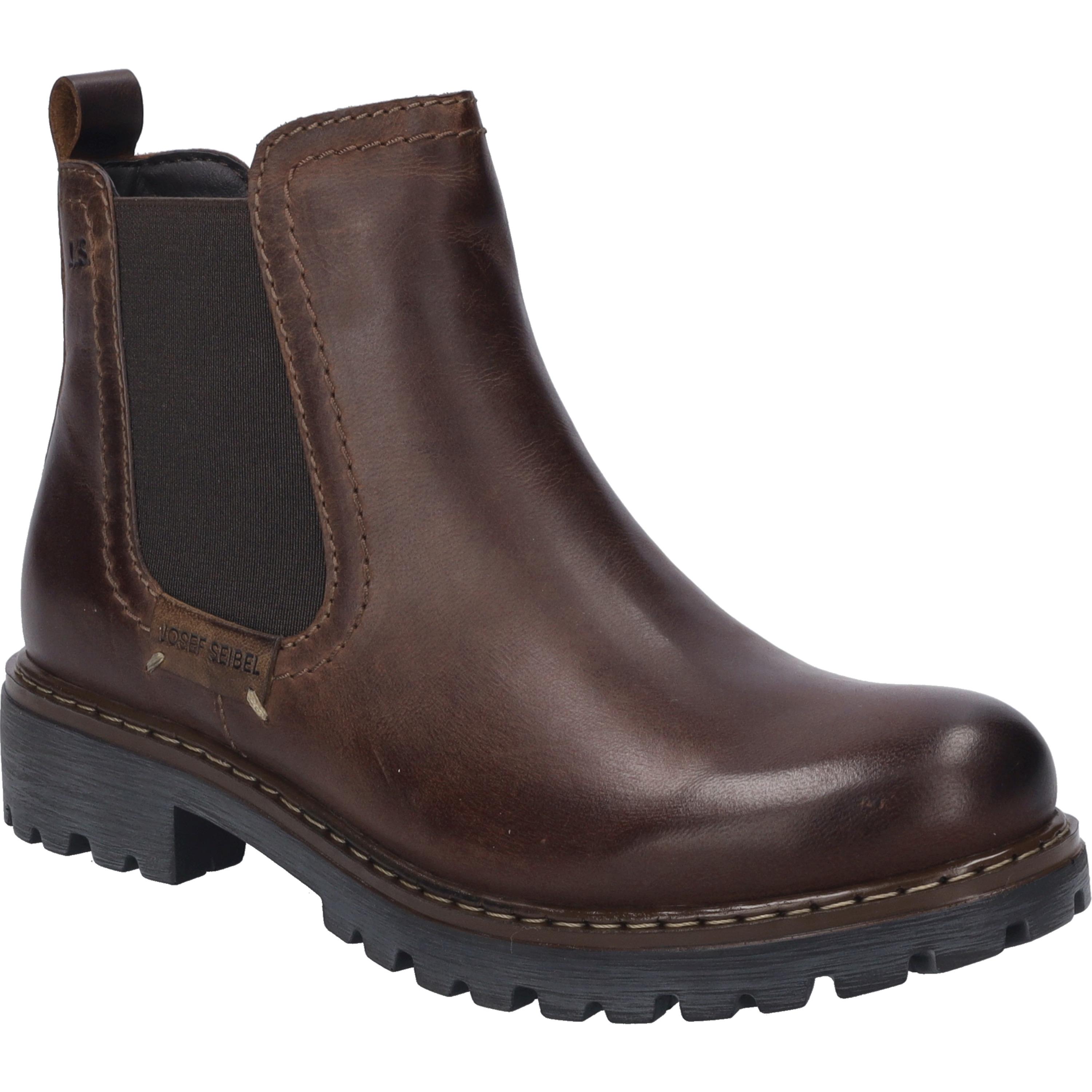 Stiefelette Josef Seibel "Marta 03, Moro", Damen, Gr. 38, Braun (Moro), Obermaterial: 100% Rindsleder Leather Cow., Schuhe Stiefelette