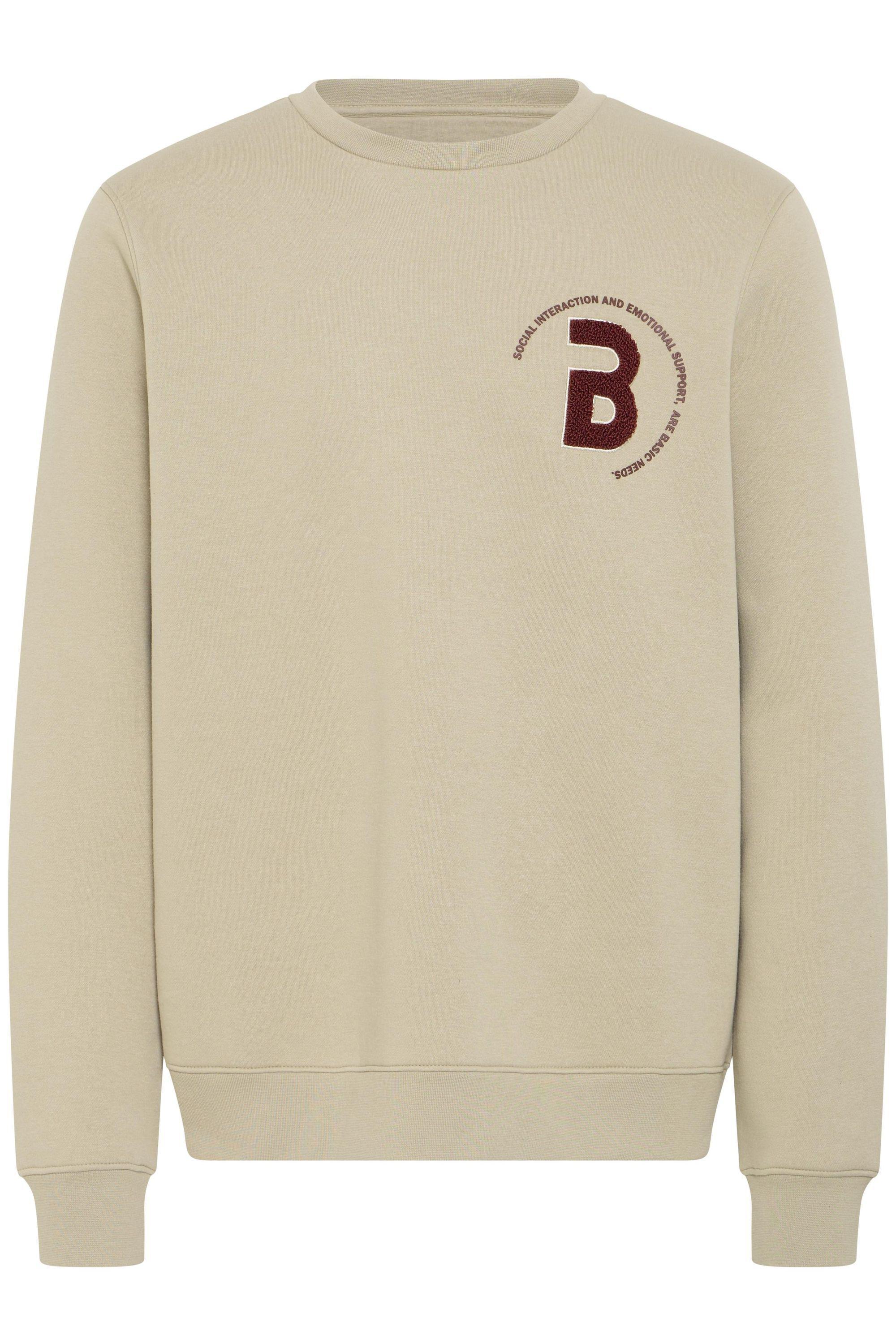 Longpullover Blend "Sweater Bhflorian", Herren, Gr. Xl, Beige (Crockery), Obermaterial: 50% Baumwolle Co. 50% Polyester Pes., Pullover Longpullover