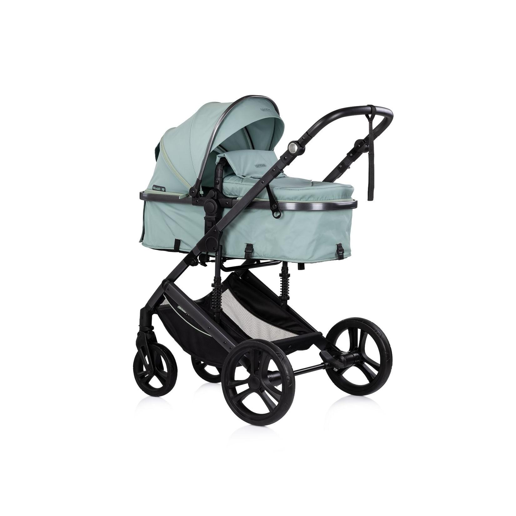 Chipolino Kinderwagen 2 in 1 Amore Getränkehalter Wickeltasche Fußabdeckung Korb