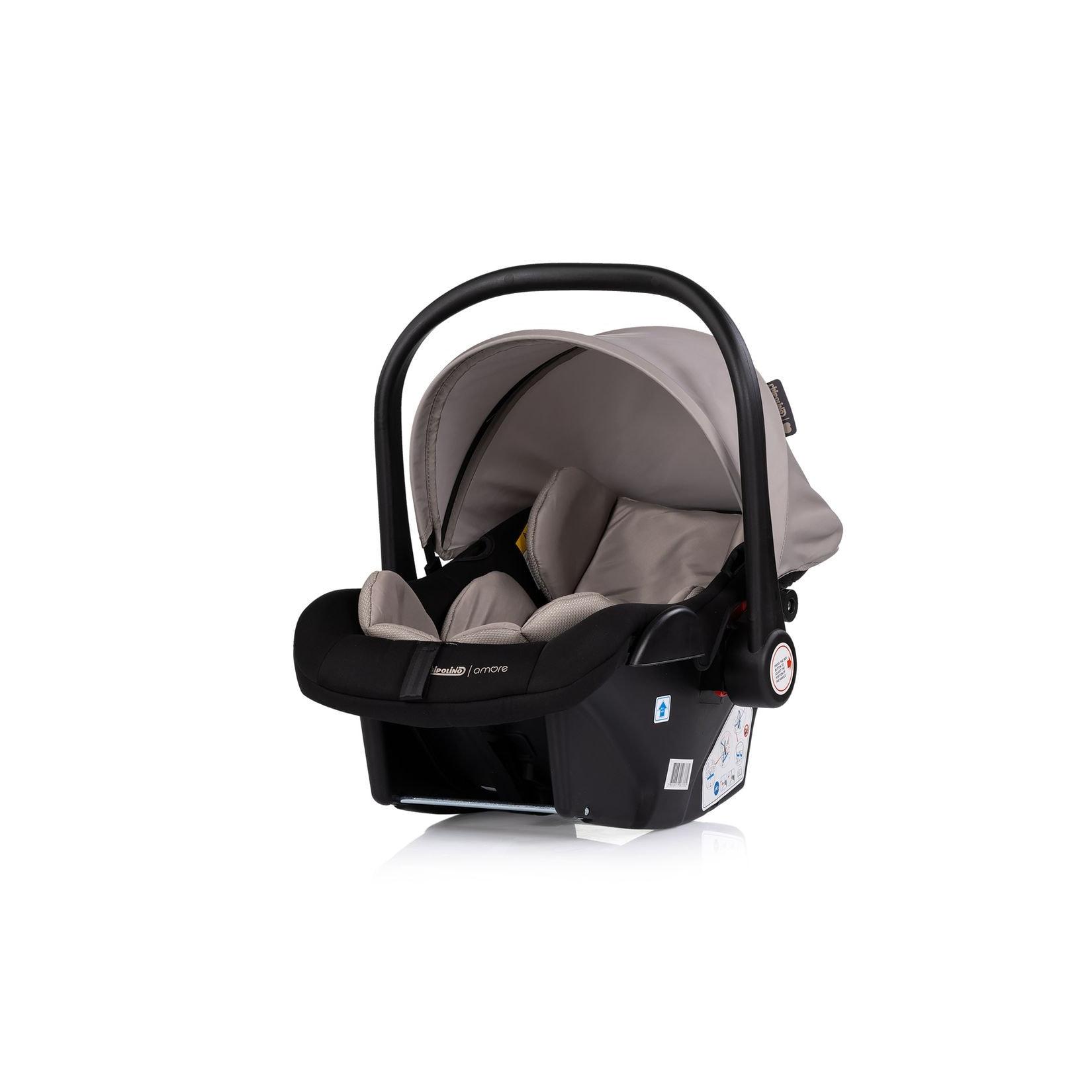 Chipolino Set Babyschale Isofix-Basis-Station Amore i-Size Gruppe 0+ (0 - 13 kg) braun