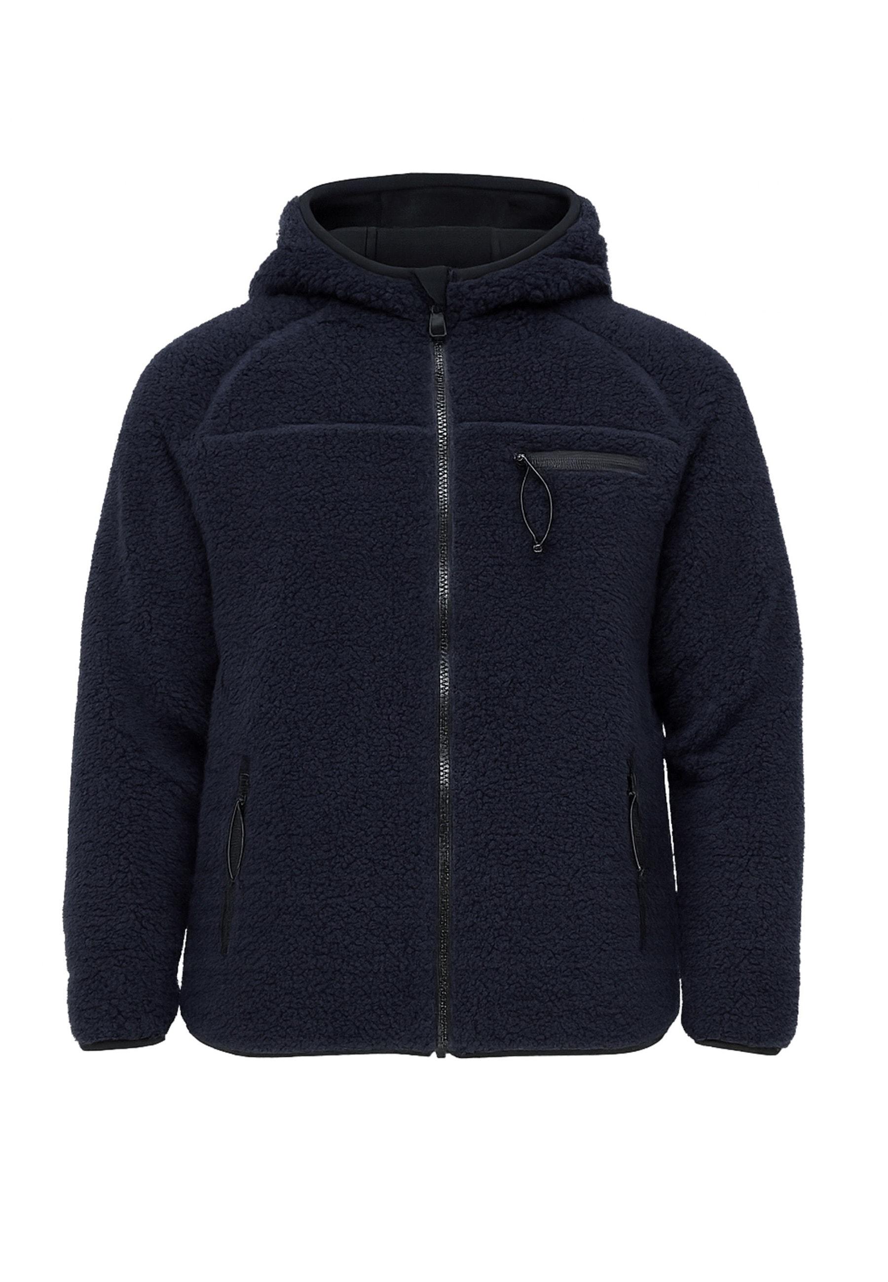 Anorak Brandit "Brandit Herren Teddyfleece Worker Jacket", Herren, Gr. 6XL, Navy, 100% Polyester, Unifarben, Normal, Ohne Ausschnitt, Jacken