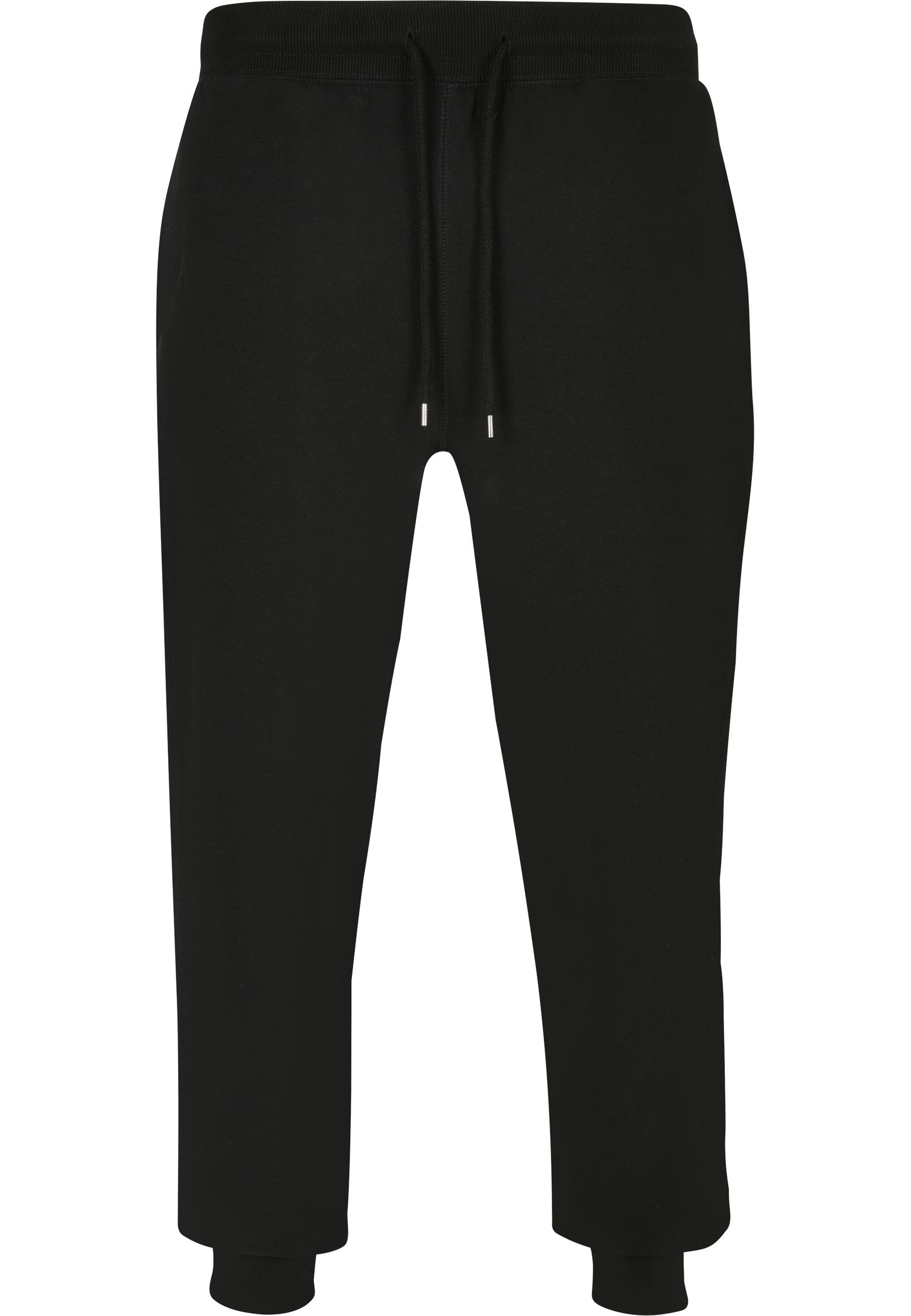 Stoffhose Urban Classics "Urban Classics Herren Basic Sweatpants", Herren, Gr. Xxl, Us-GrößEn, Schwarz, 80% Baumwolle, 20% Polyester, Unifarben, Normal, Hosen Stoffhose