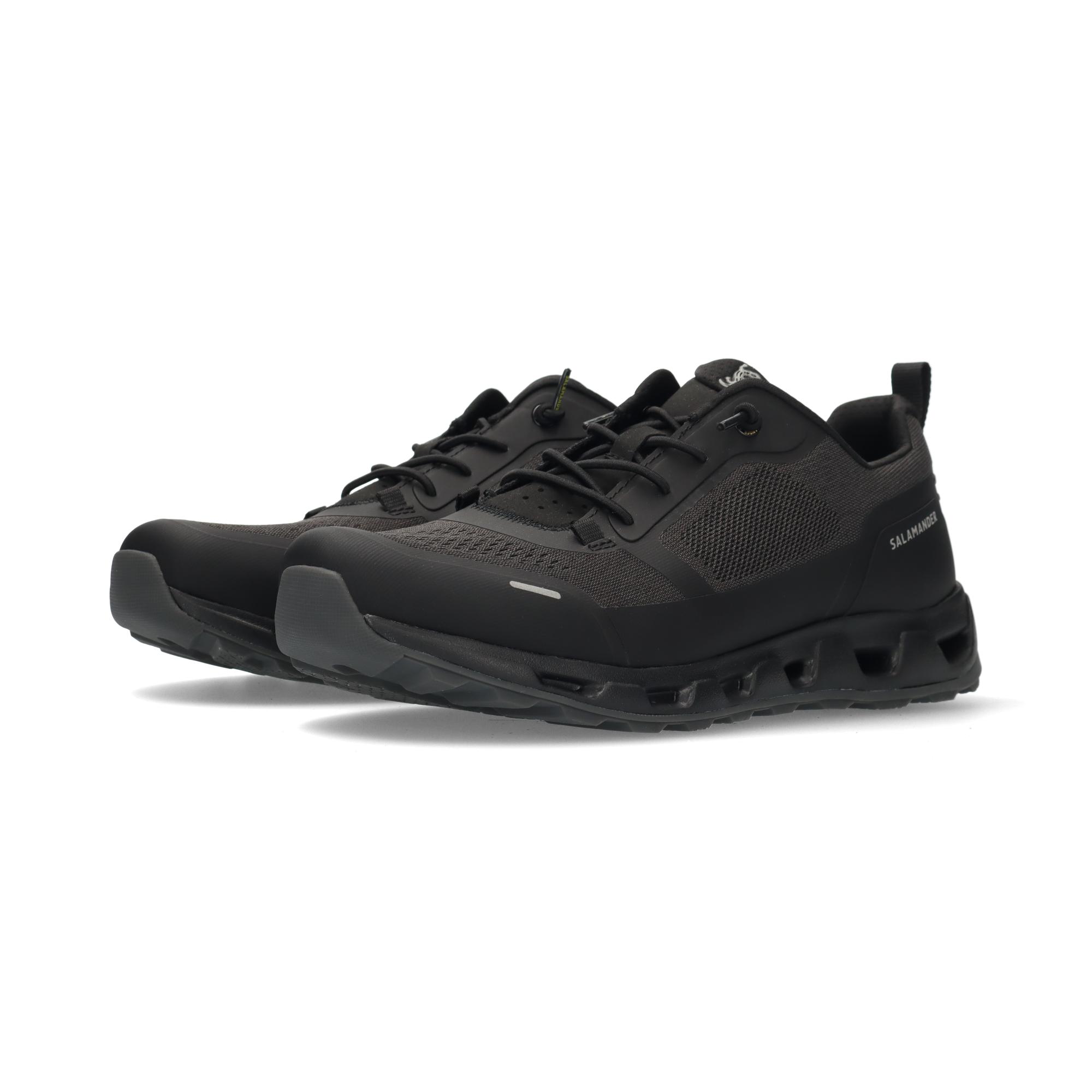 Sneaker Salamander, Herren, Gr. 44, Schwarz, Textil, Schuhe Sneaker, SchnüRschuh, Halbschuh, Freizeitsneaker Mit Ortholite