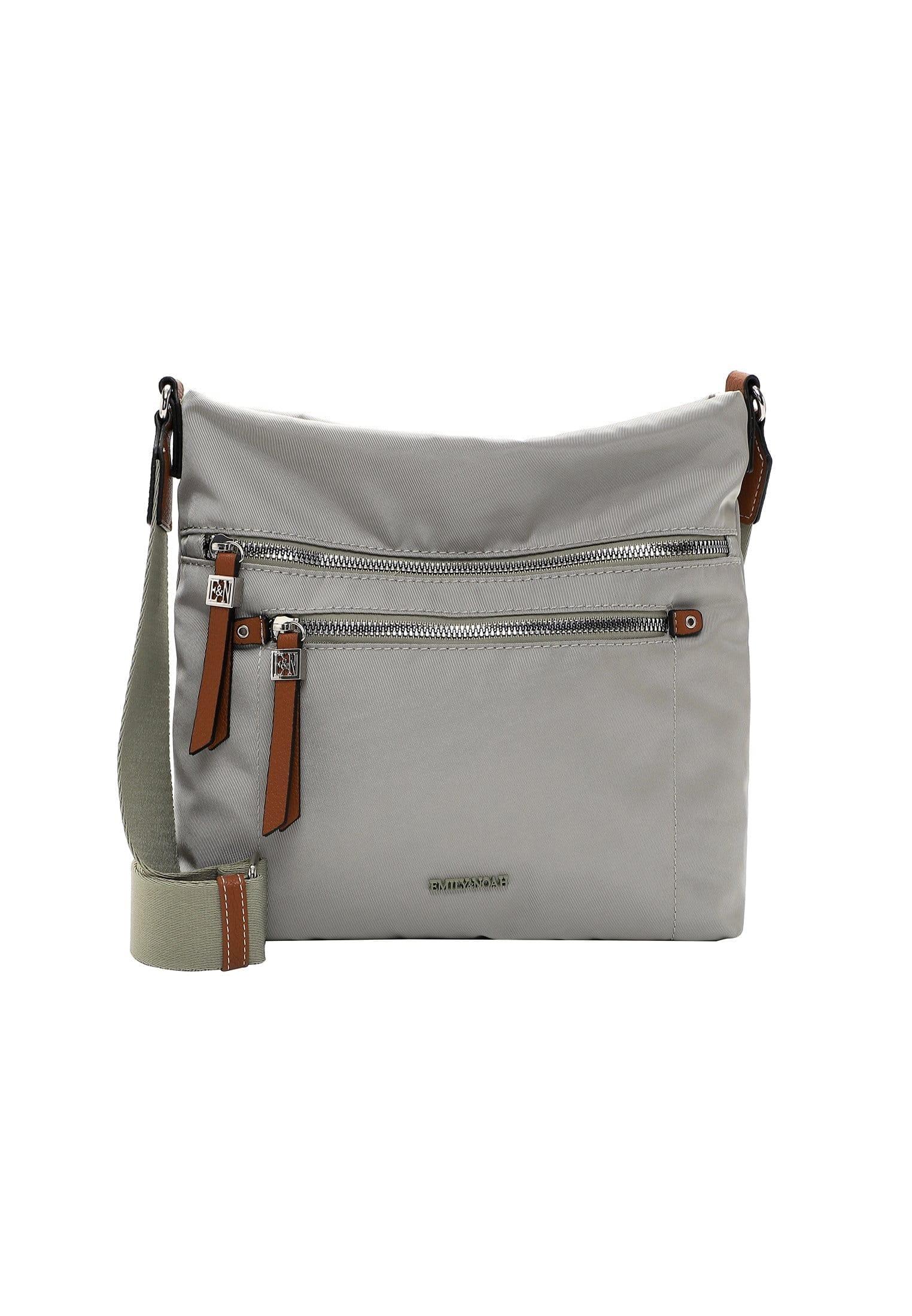 UmhäNgetasche Emily & Noah "UmhäNgetasche E&N Esther", Damen, Gr. B/H/T: 29Cm X 22Cm X 4Cm 0, GrüN (Khaki 910), Polyester, Taschen UmhäNgetasche