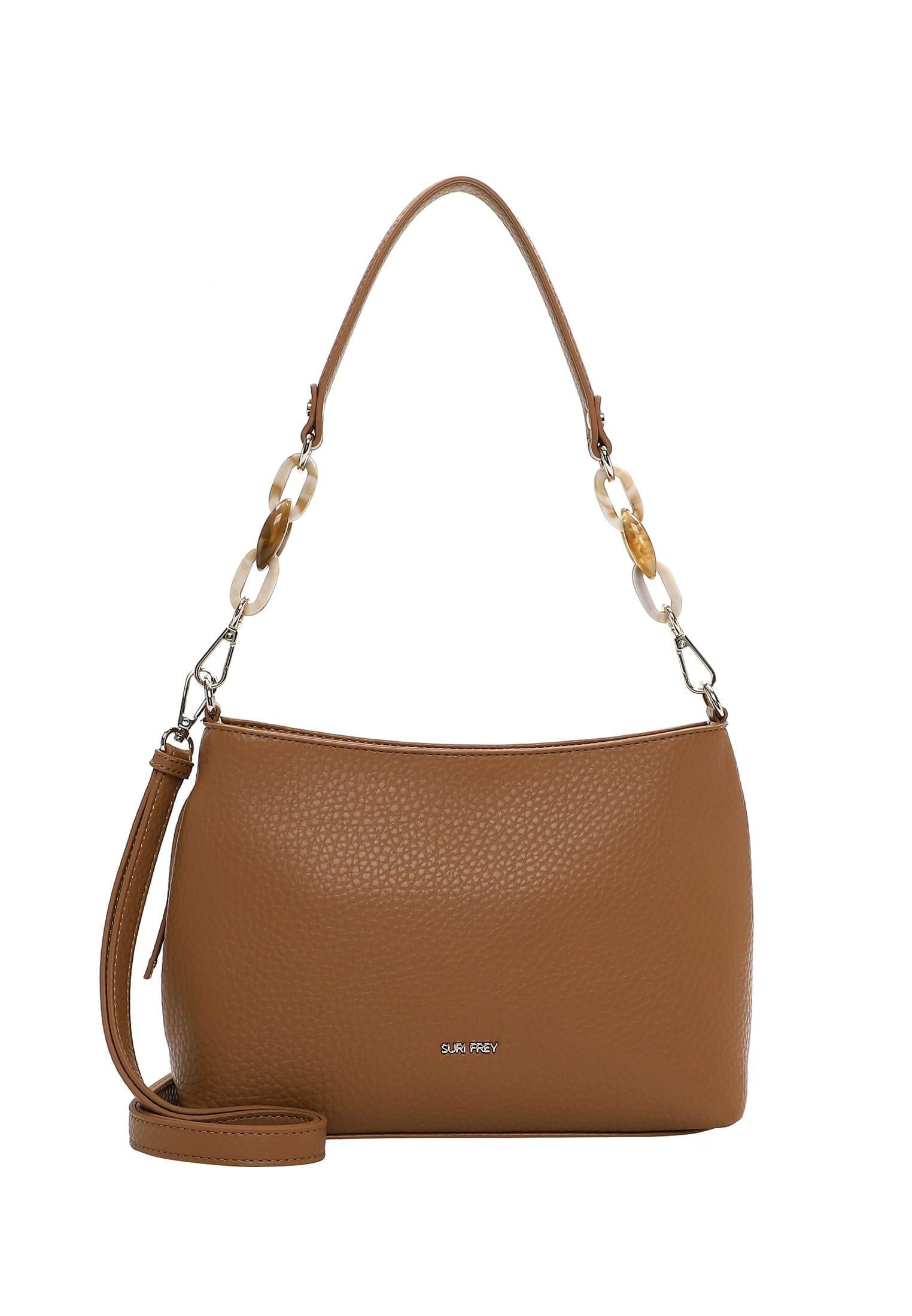 Beuteltasche Suri Frey "Beutel Sfy Jeanny", Damen, Gr. B/H/T: 32Cm X 21Cm X 10Cm 0, Gelb (Sahara 920), Polyurethan, Taschen Beuteltasche