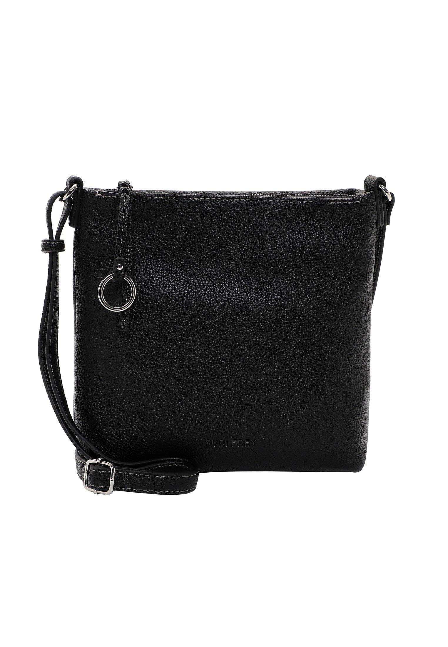 UmhäNgetasche Suri Frey "UmhäNgetasche Sfy Debby", Damen, Gr. B/H/T: 29Cm X 27Cm X 5Cm 0, Schwarz (Schwarz 100), Polyurethan, Taschen UmhäNgetasche