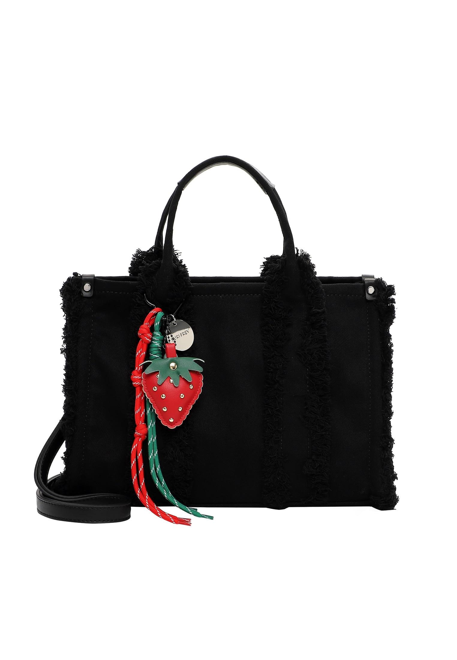 Shopper Suri Frey "Shopper Sfy Kally", Damen, Gr. B/H/T: 34Cm X 24Cm X 14Cm 0, Schwarz (Schwarz 100), Polyester, Taschen Shopper