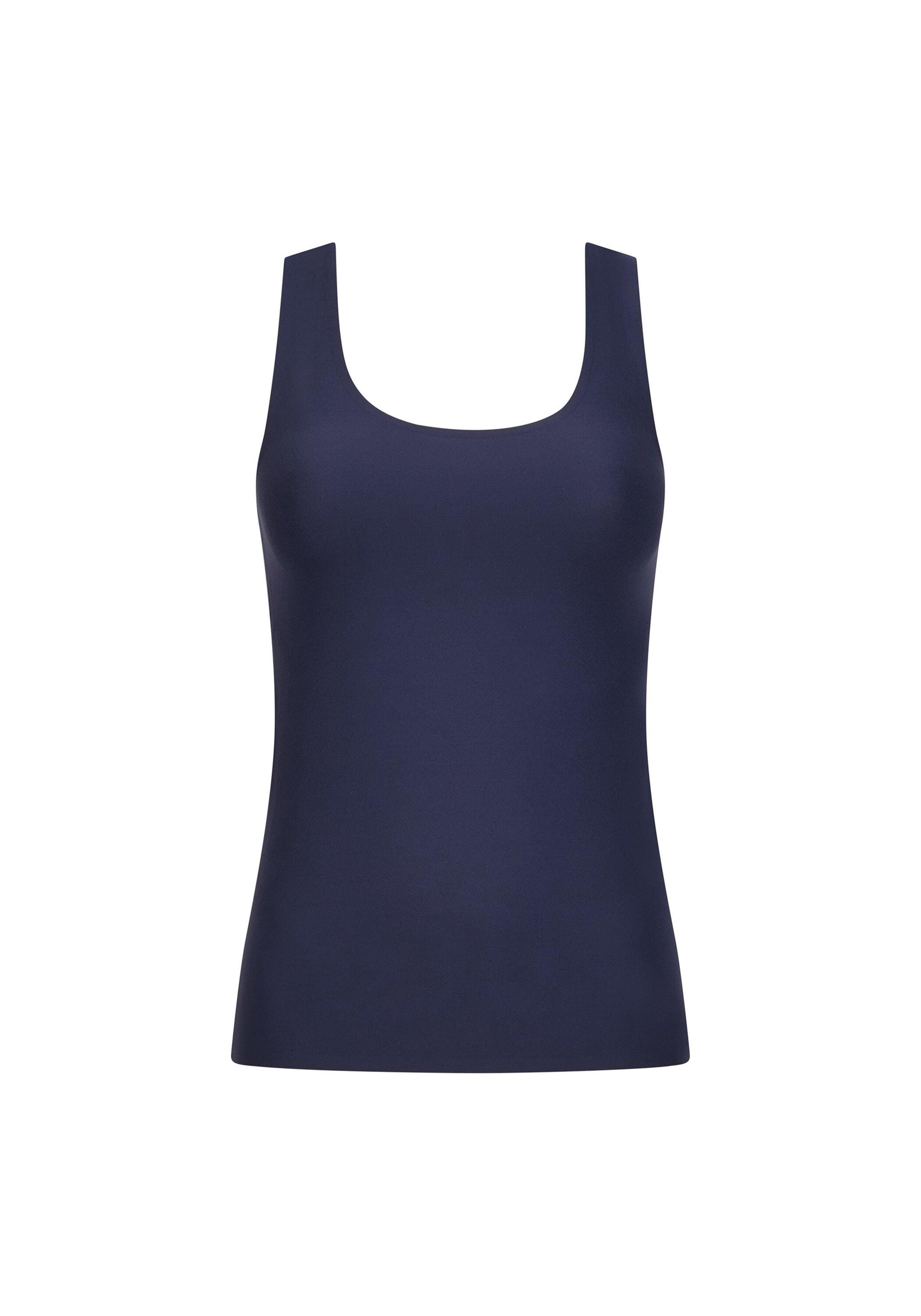 Unterhemd Chantelle "Unterhemd Softstretch 1Er Pack", Damen, Gr. N-Gr, Blau (Dunkelblau), Obermaterial: 80% Polyamid Pa. 20% Elasthan El., Unterhemden Unterhemd