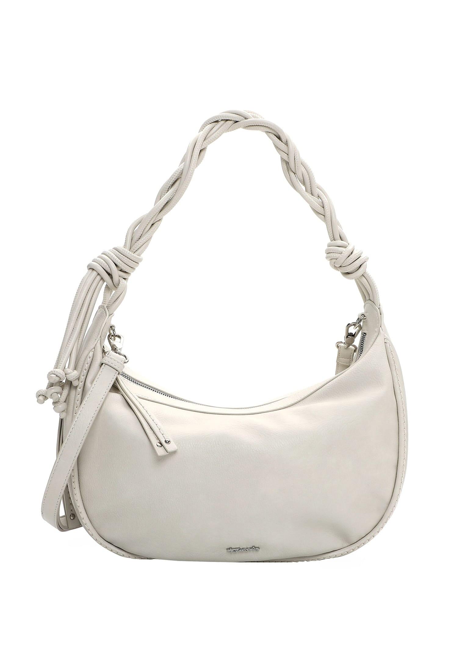 Beuteltasche Tamaris "Beutel Tas Keona", Damen, Gr. B/H/T: 33Cm X 26Cm X 11Cm 0, Beige (Ecru 320), Polyurethan, Taschen Beuteltasche