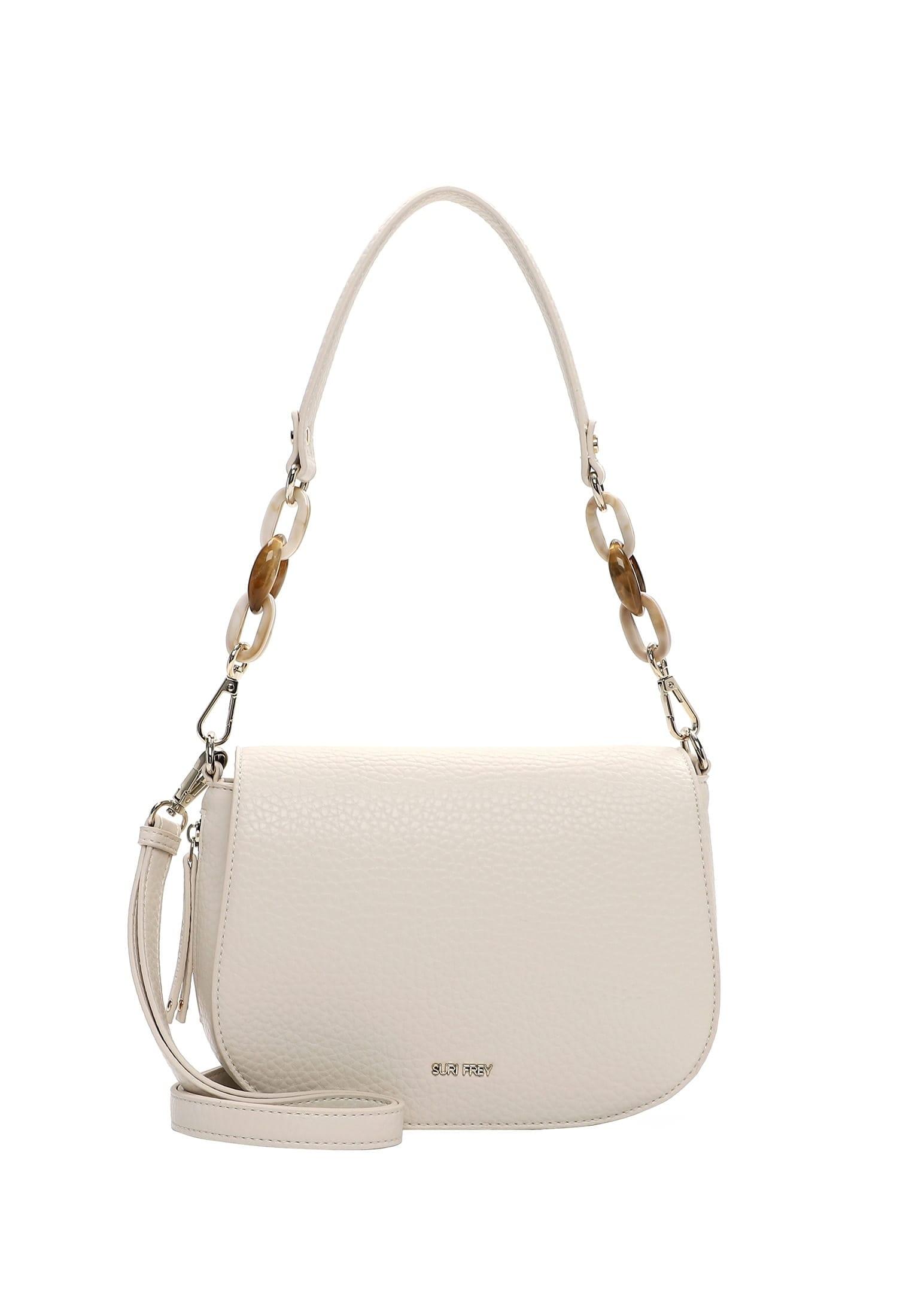 UmhäNgetasche Suri Frey "UmhäNgetasche Sfy Jeanny", Damen, Gr. B/H/T: 27Cm X 17Cm X 8Cm 0, Beige (Beige 400), Polyurethan, Taschen UmhäNgetasche
