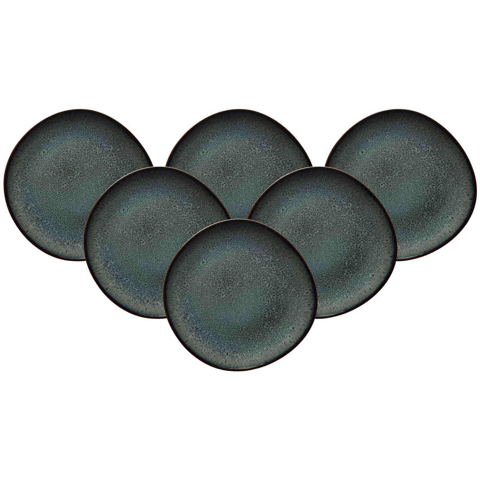 FrüHstüCksteller "FrüHstüCksteller Lave ø 23 Cm 6Er Set", Grau (Gris), Like. By Villeroy & Boch, Speiseteller