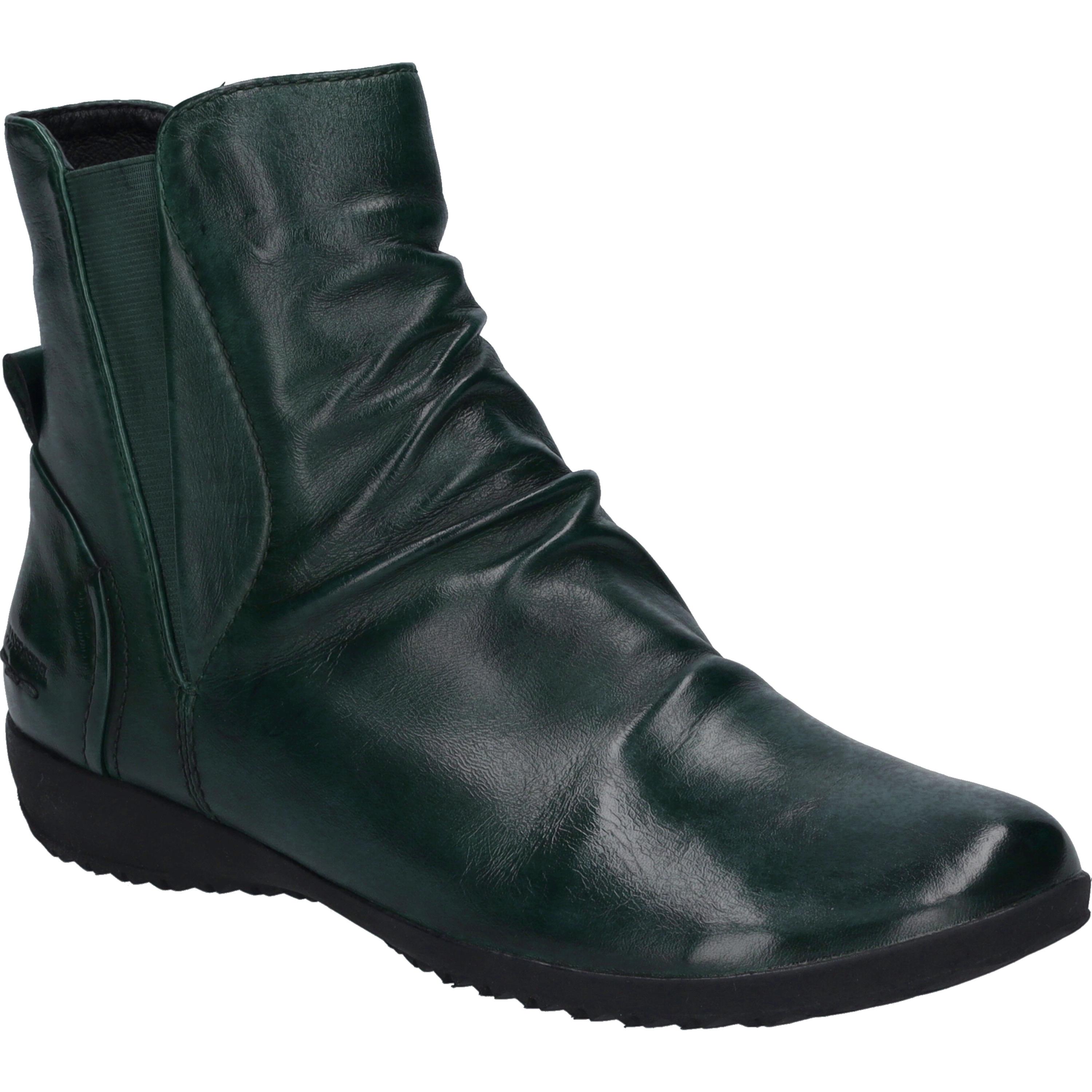 Stiefelette Josef Seibel "Naly 66, Petrol", Damen, Gr. 38, Blau (Petrol), Obermaterial: 100% Rindsleder Leather Cow., Schuhe Stiefelette