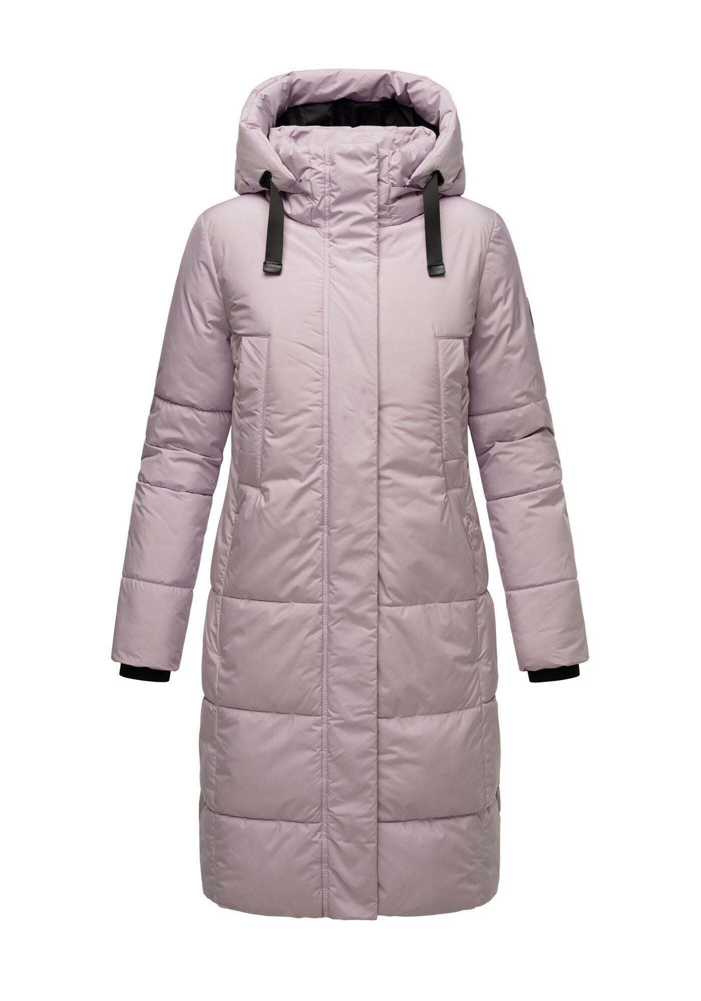 Winterjacke Marikoo "Laryaa Xvi", Damen, Gr. L, Rosa (Lila Rose), Obermaterial: 100% Polyester. Innenseite: 100% Polyester. Futter: 100% Polyester, BüNdchen, Jacken Winterjacke, Mit Abnehmbarer Kapuze