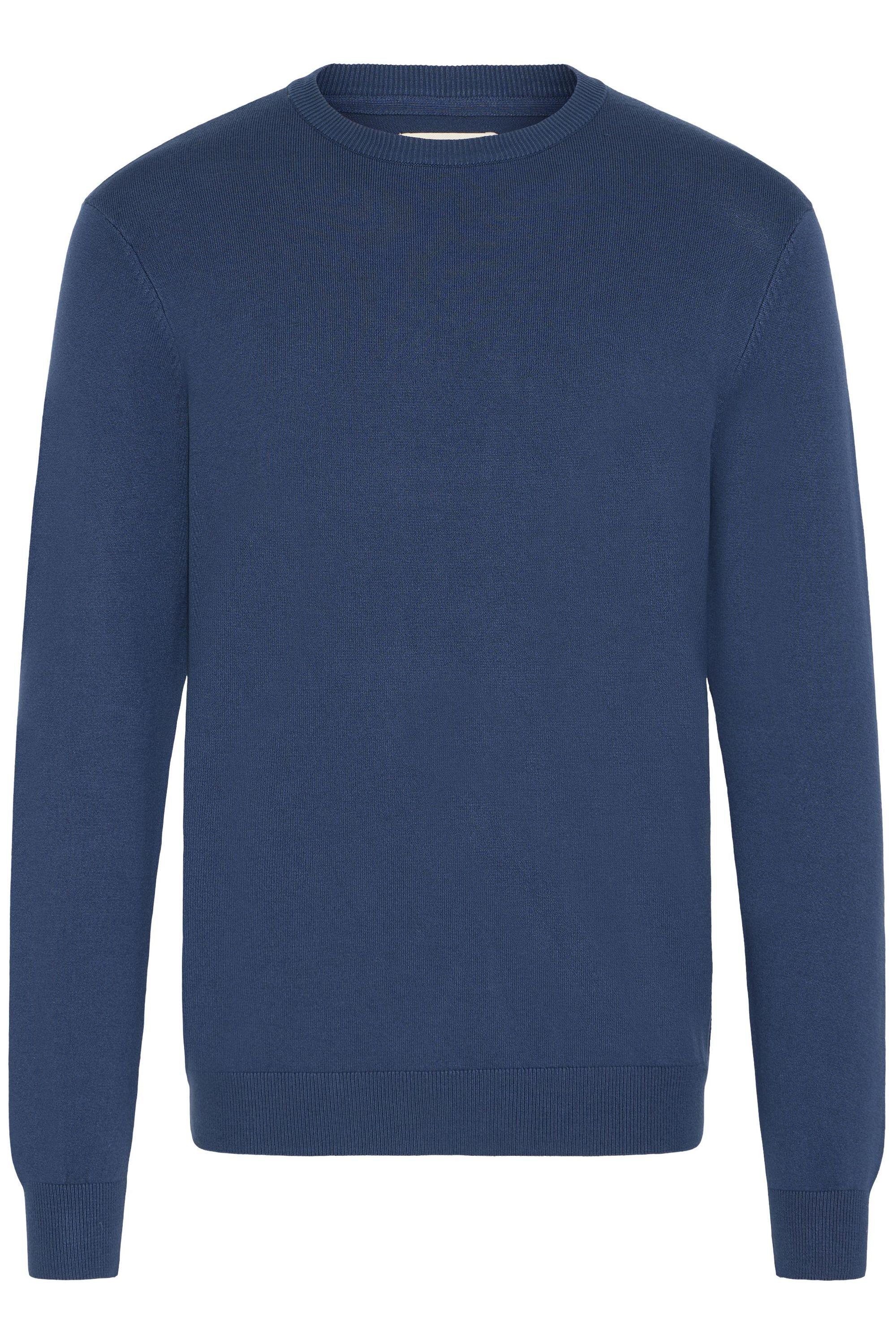 Strickfleece-Pullover Blend "Strickpullover Bhdan", Herren, Gr. Xl, Blau (Marineblaus), Obermaterial: 70% Viskose Cv. 30% Nylon Ny., Pullover