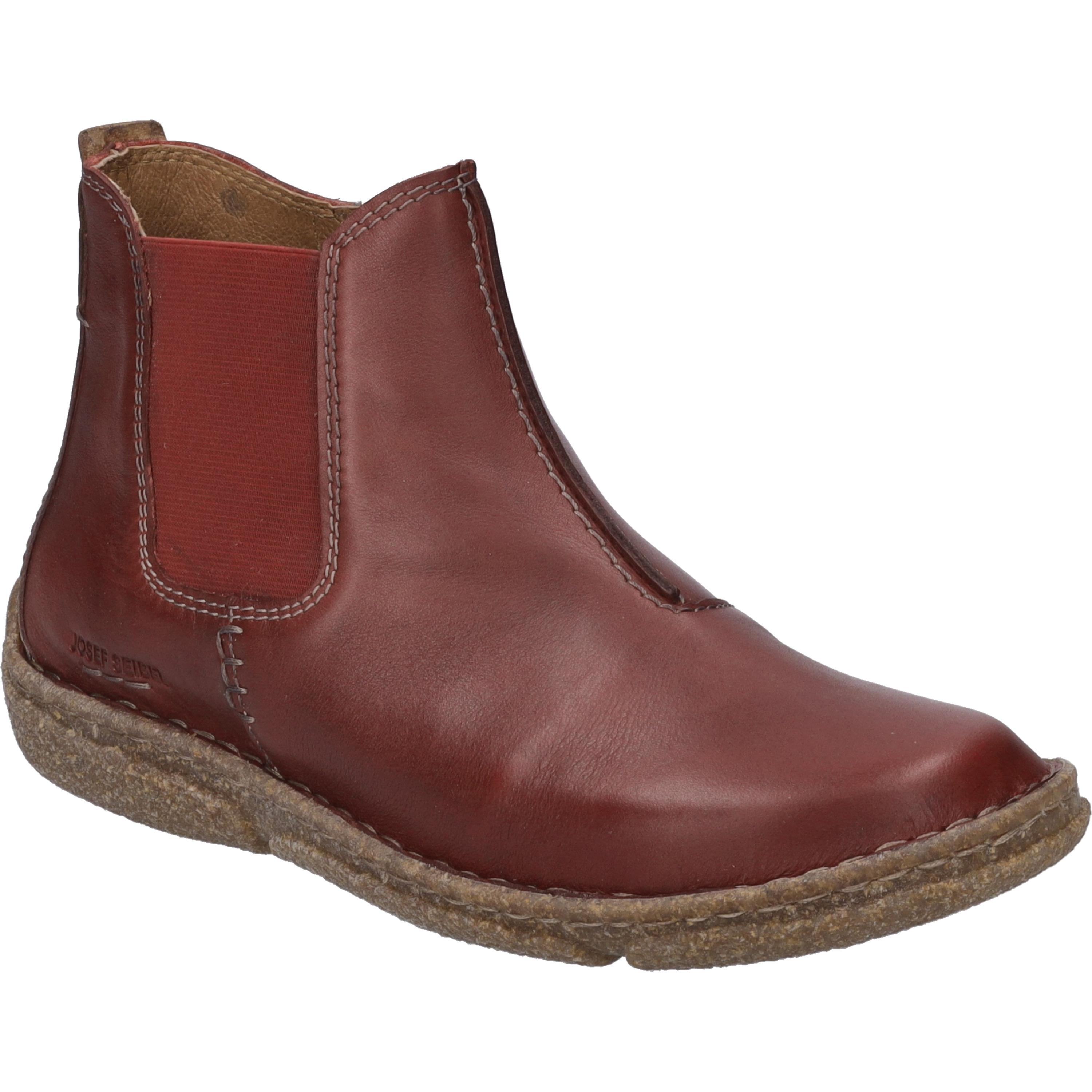 Stiefelette Josef Seibel "Neele 68, Hibiscus", Damen, Gr. 38, Braun (Hibiscus), Obermaterial: 100% Rindsleder Leather Cow., Schuhe Stiefelette