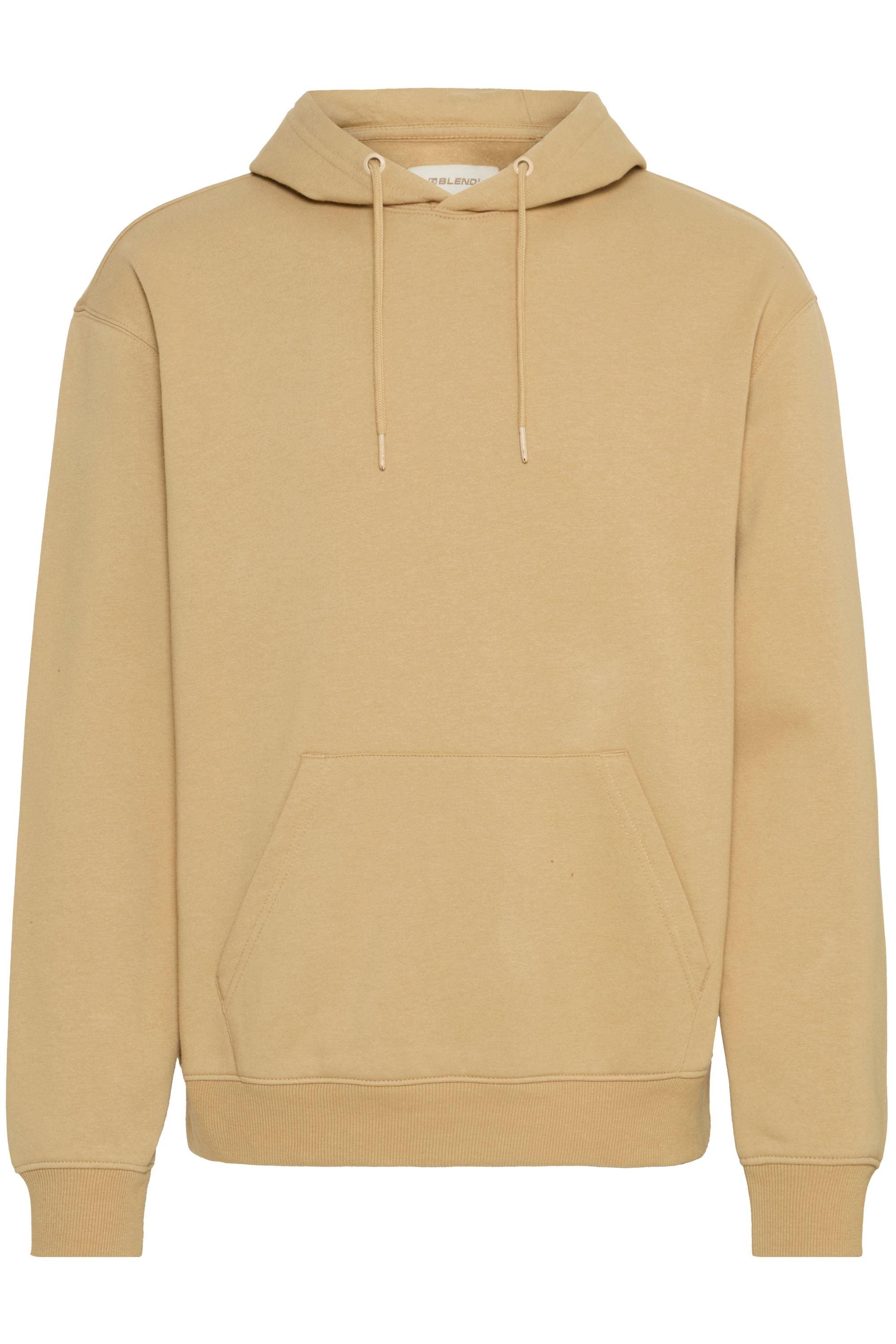 Kapuzenpullover Blend "Hoodie Bhjustan", Herren, Gr. Xl, Braun (Cornstalk), Obermaterial: 60% Baumwolle Co. 40% Polyester Pes., Pullover Kapuzenpullover