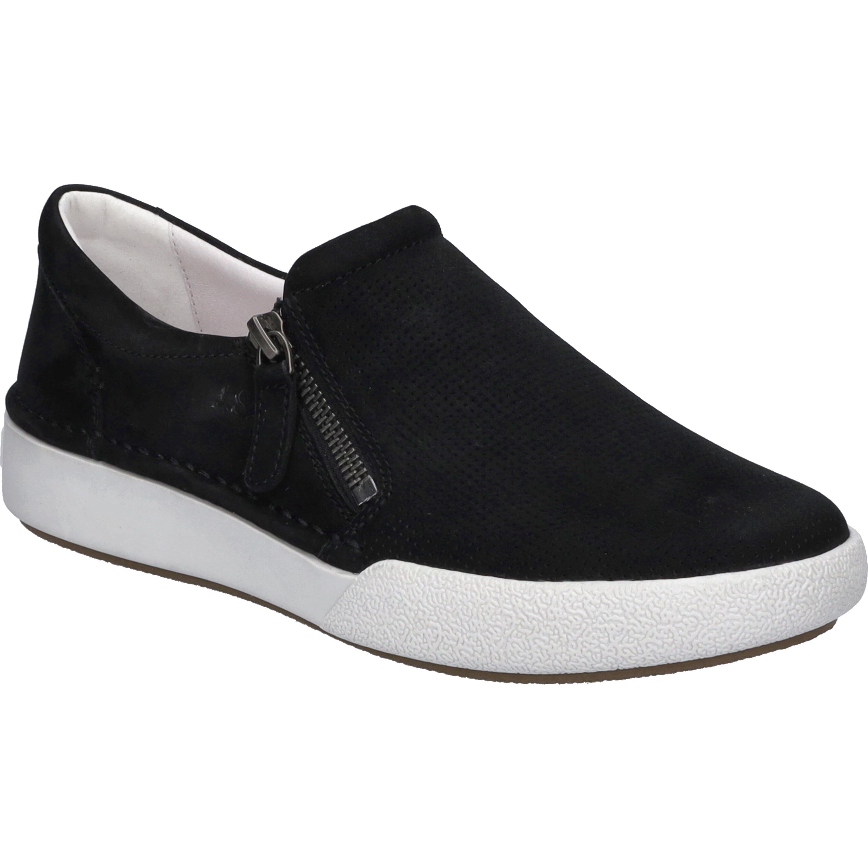 Sneaker Josef Seibel "Claire 20, Schwarz", Damen, Gr. 40, Schwarz, Obermaterial: 100% Rindsleder Leather Cow., Schuhe Sneaker