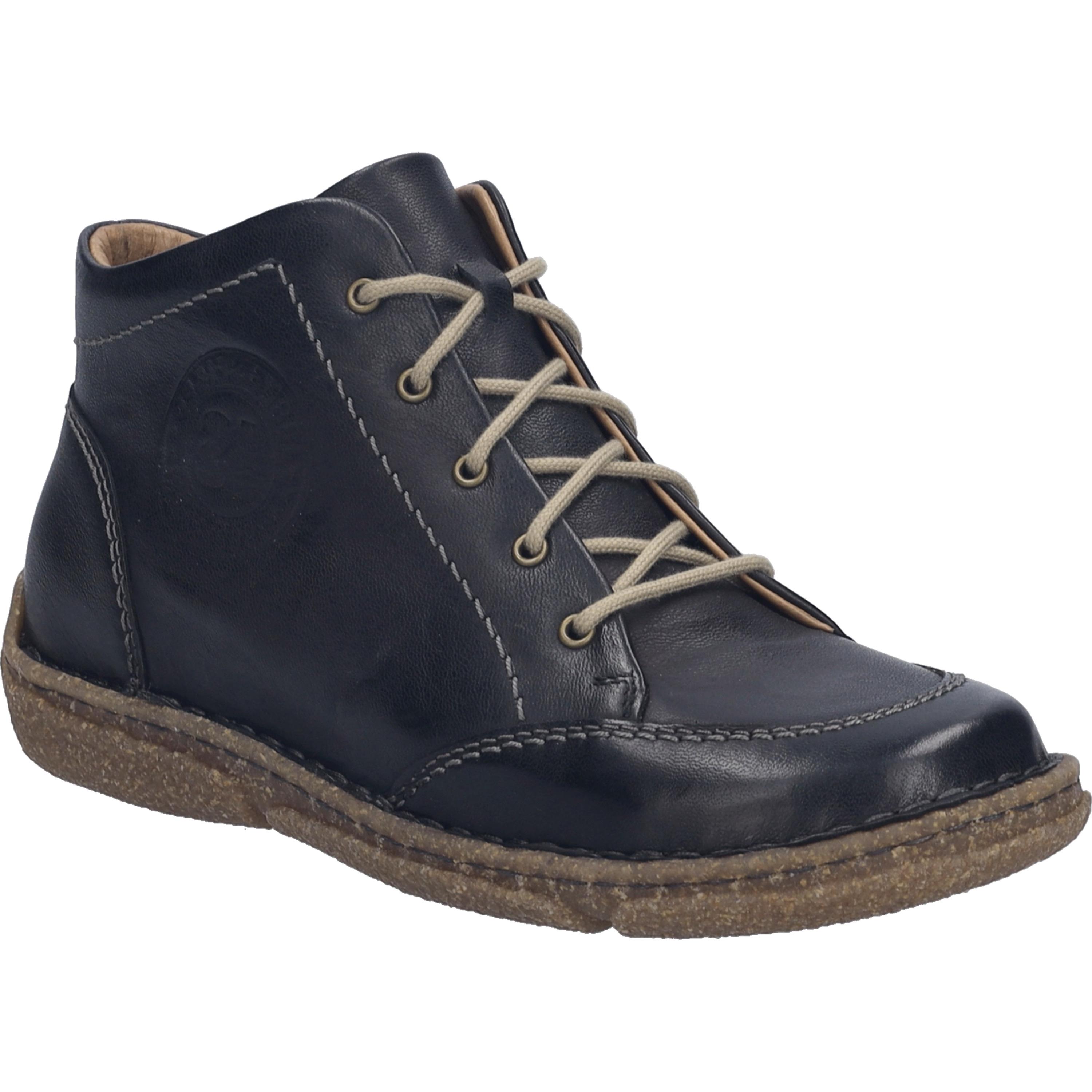 Stiefelette Josef Seibel "Neele 01, Schwarz", Damen, Gr. 39, Schwarz, Obermaterial: 100% Rindsleder Leather Cow., Schuhe Stiefelette