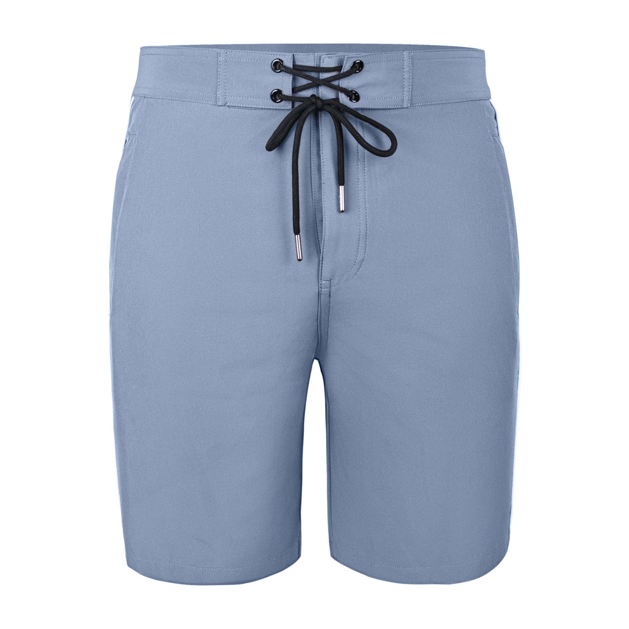 Badeshorts Yeaz "Badeshorts Davey", Herren, Gr. Xl, Us, Blau, Obermaterial: 92% Polyester Pes. 8% Elasthan El., Badehosen Badeshorts