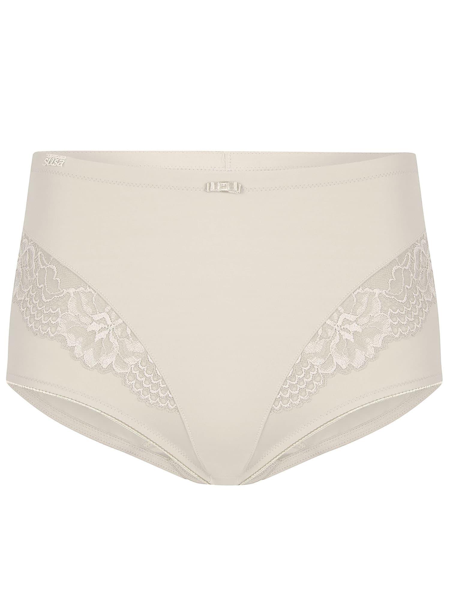 Miederslip Susa "Miederslip London", Damen, Gr. 44, Beige (Ivory), Stoff, Obermaterial: 75% Polyamid Pa. 25% Elasthan El., Unterhosen