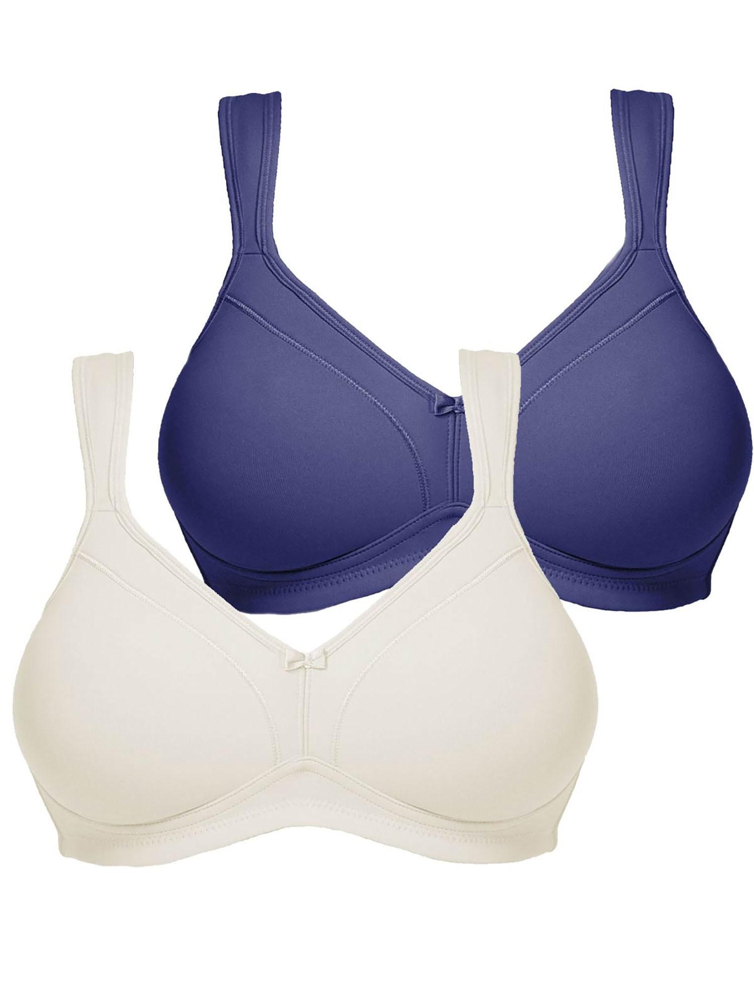 BüGelloser Bh Susa "2Er Pack Bh Ohne BüGel Topsy", Damen, Gr. 90, Cup B, Bunt (Marine, Champagner), Stoff, Obermaterial: 83% Polyester Pes. 17% Elasthan El., Bhs