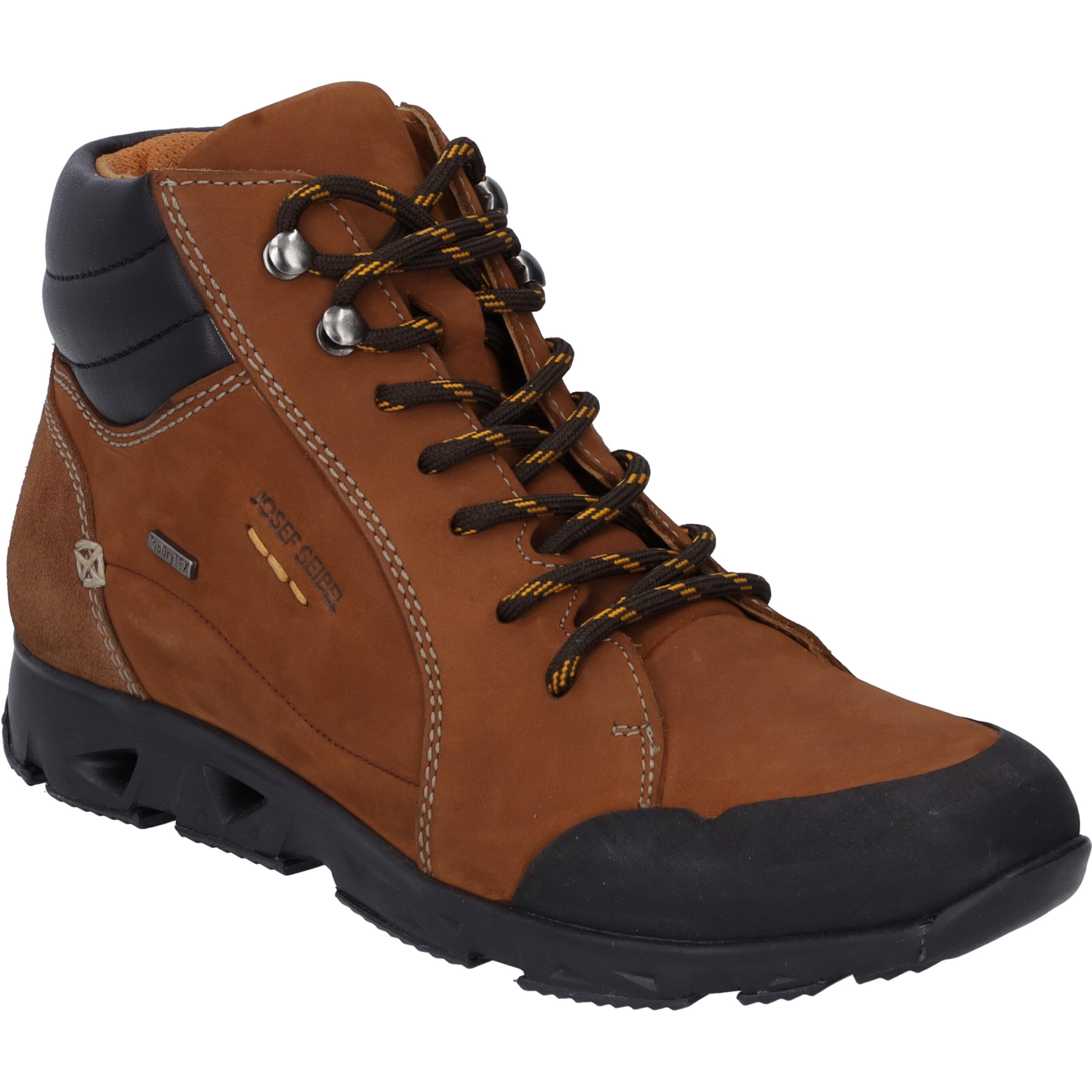Sneaker Josef Seibel "Noih 53, Rost-Kombi", Damen, Gr. 38, Braun (Rost, Kombi), Obermaterial: 100% Rindsleder Leather Cow., Schuhe Sneaker